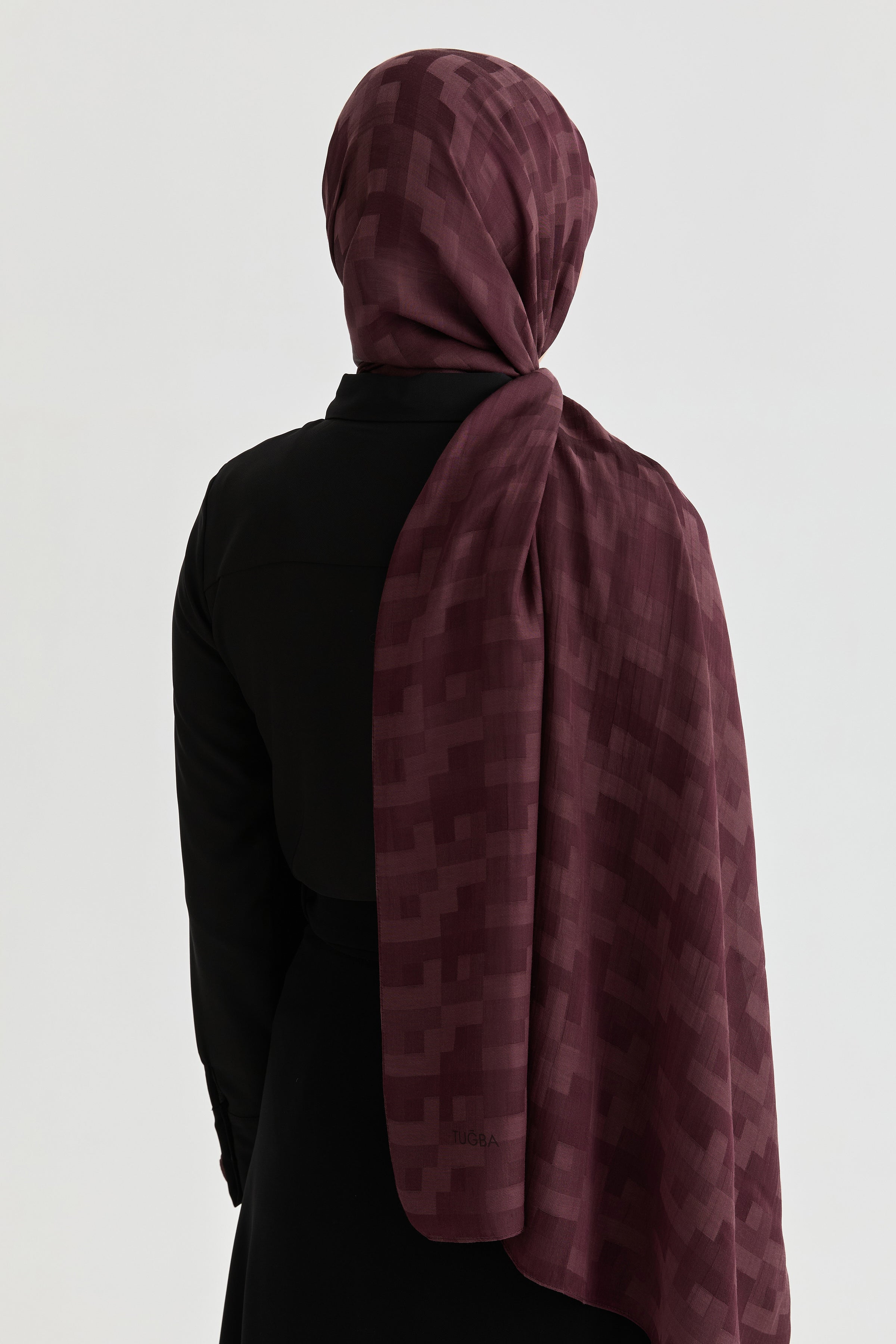 Serra Jakar Natural Şal - Mürdüm TUGBA