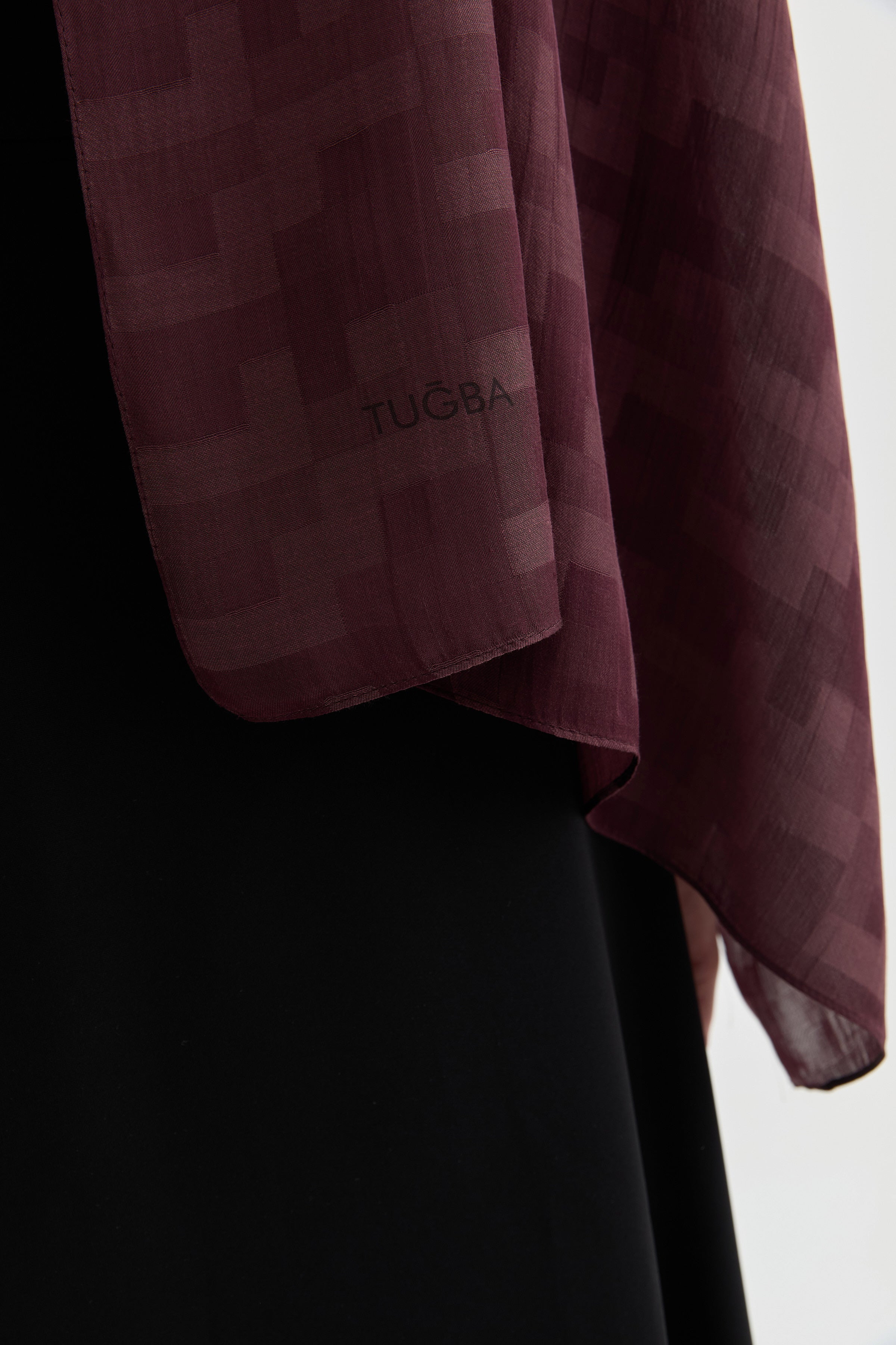 Serra Jakar Natural Şal - Mürdüm TUGBA