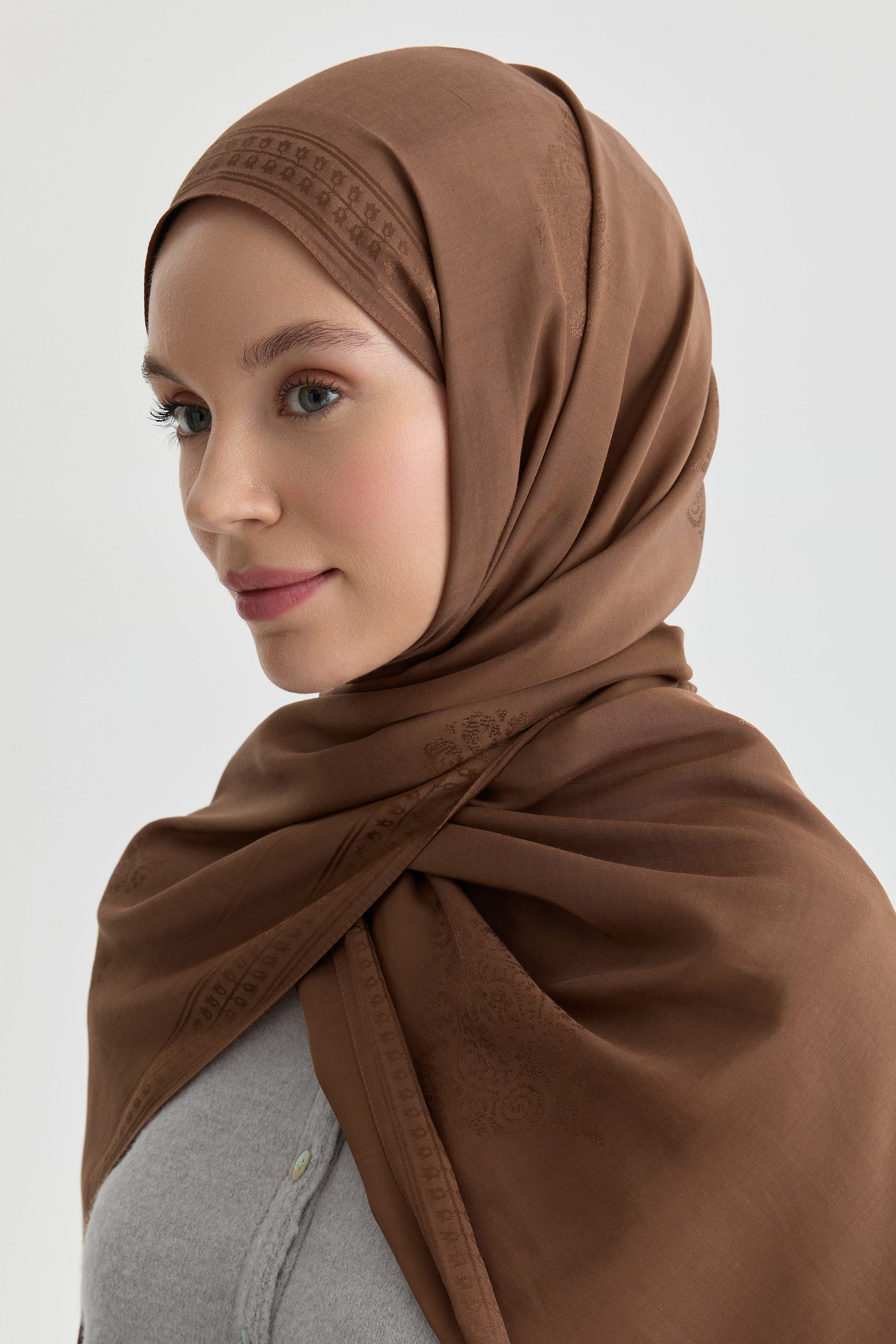 Füruzan Jakar Natural Şal - Camel TUGBA