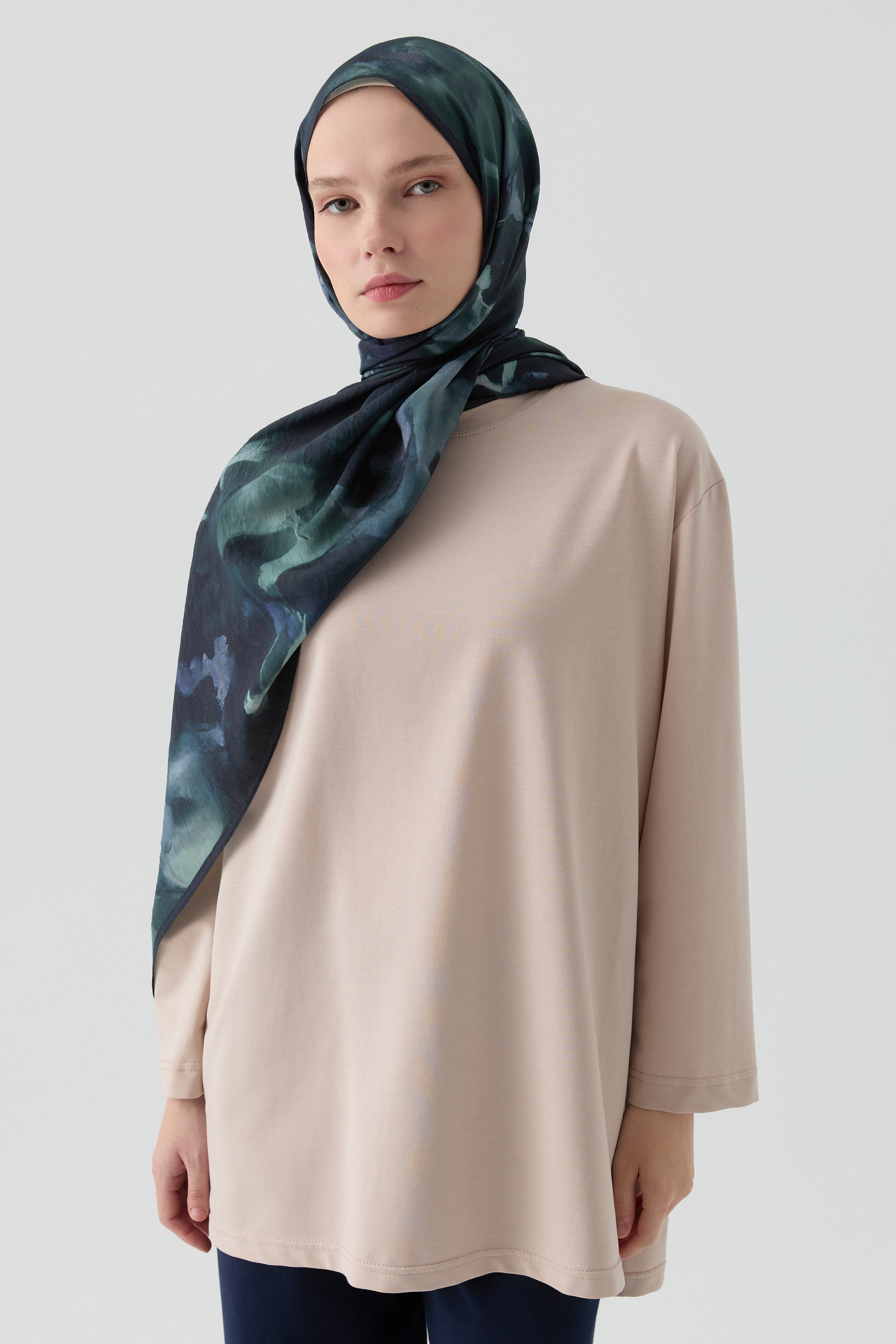 Oversize Bluz - Bej TUGBA