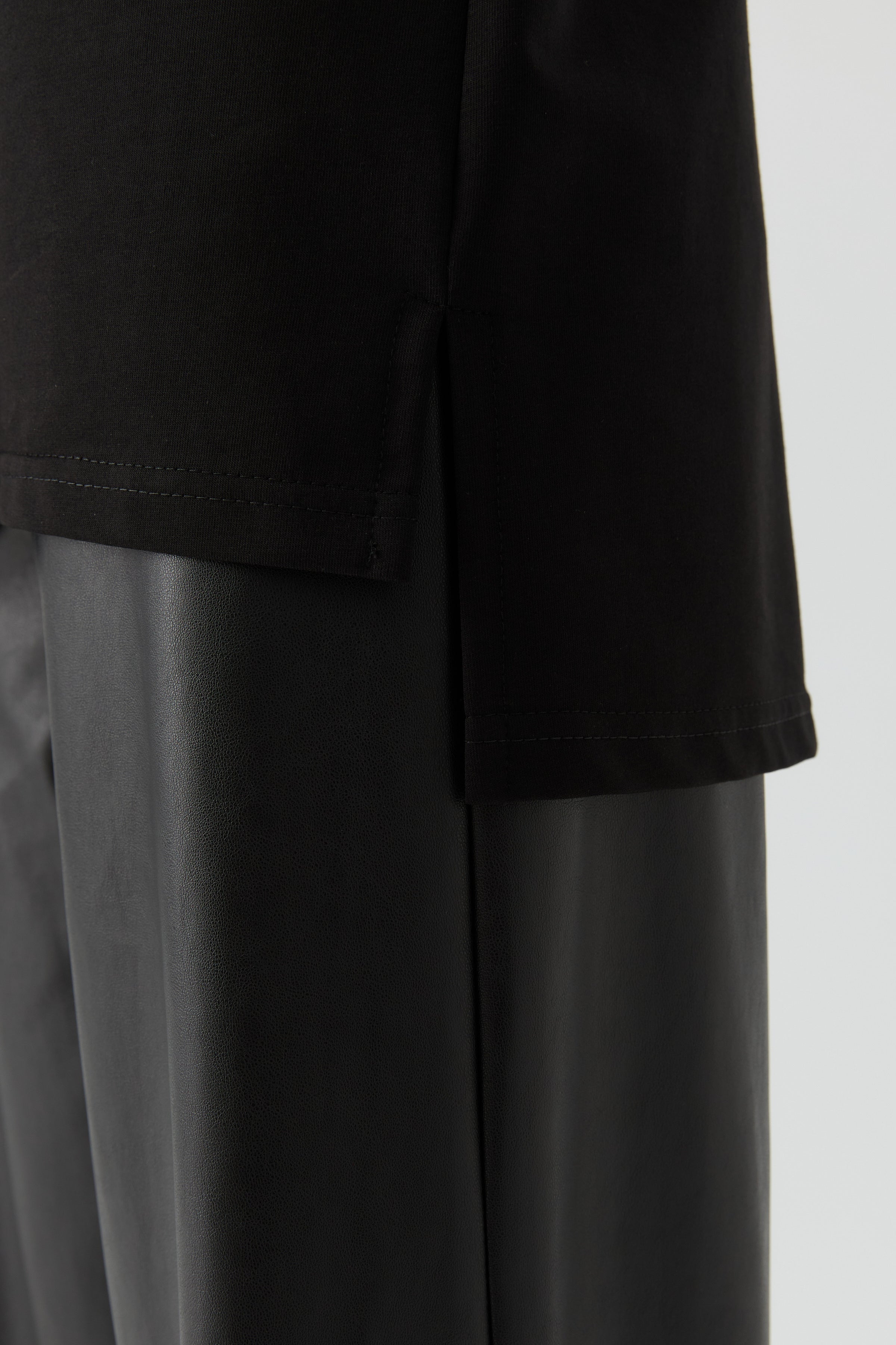 Oversize Bluz - Siyah TUGBA