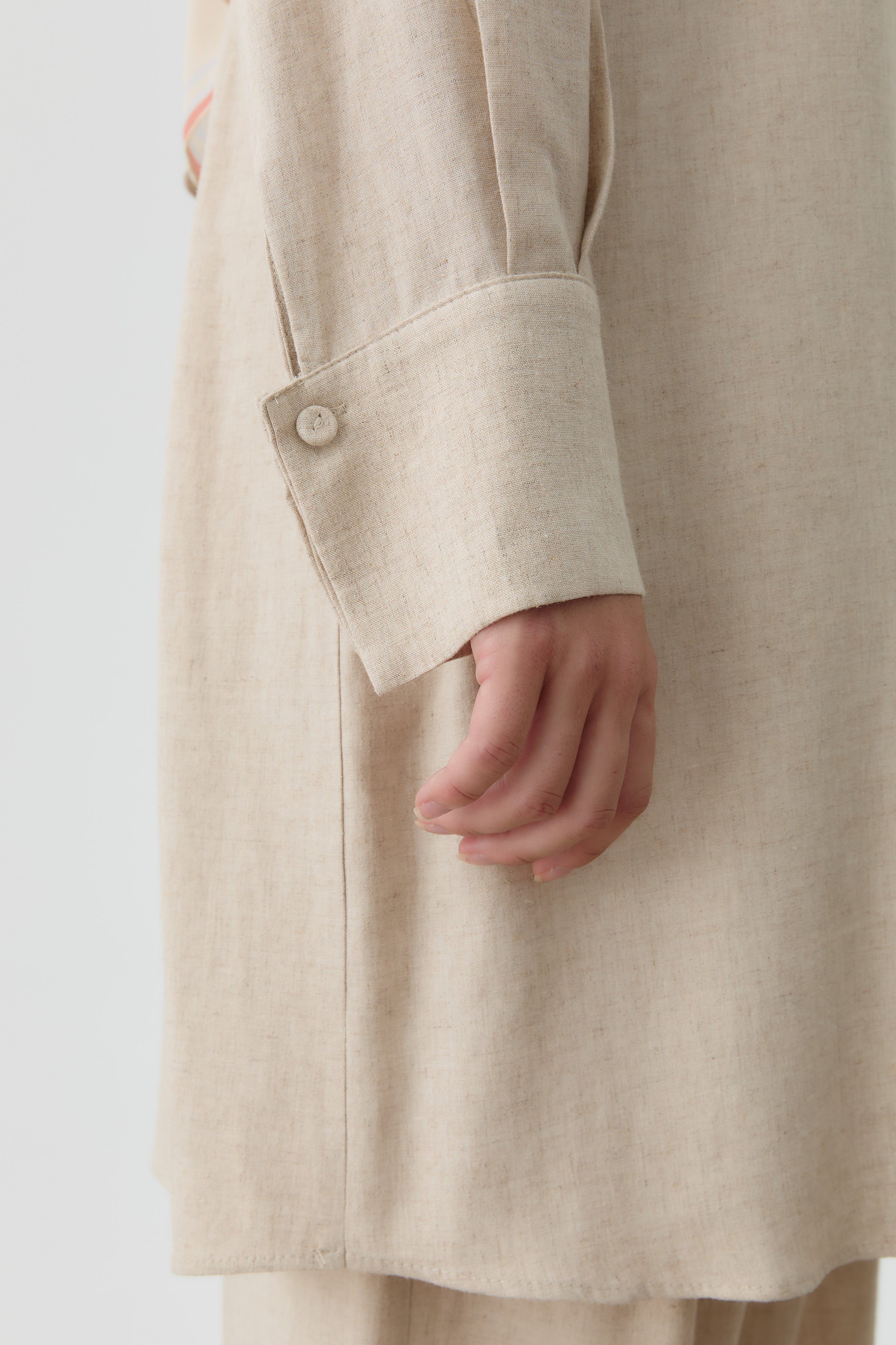 Bel Bağcıklı Tunik - Bej TUGBA