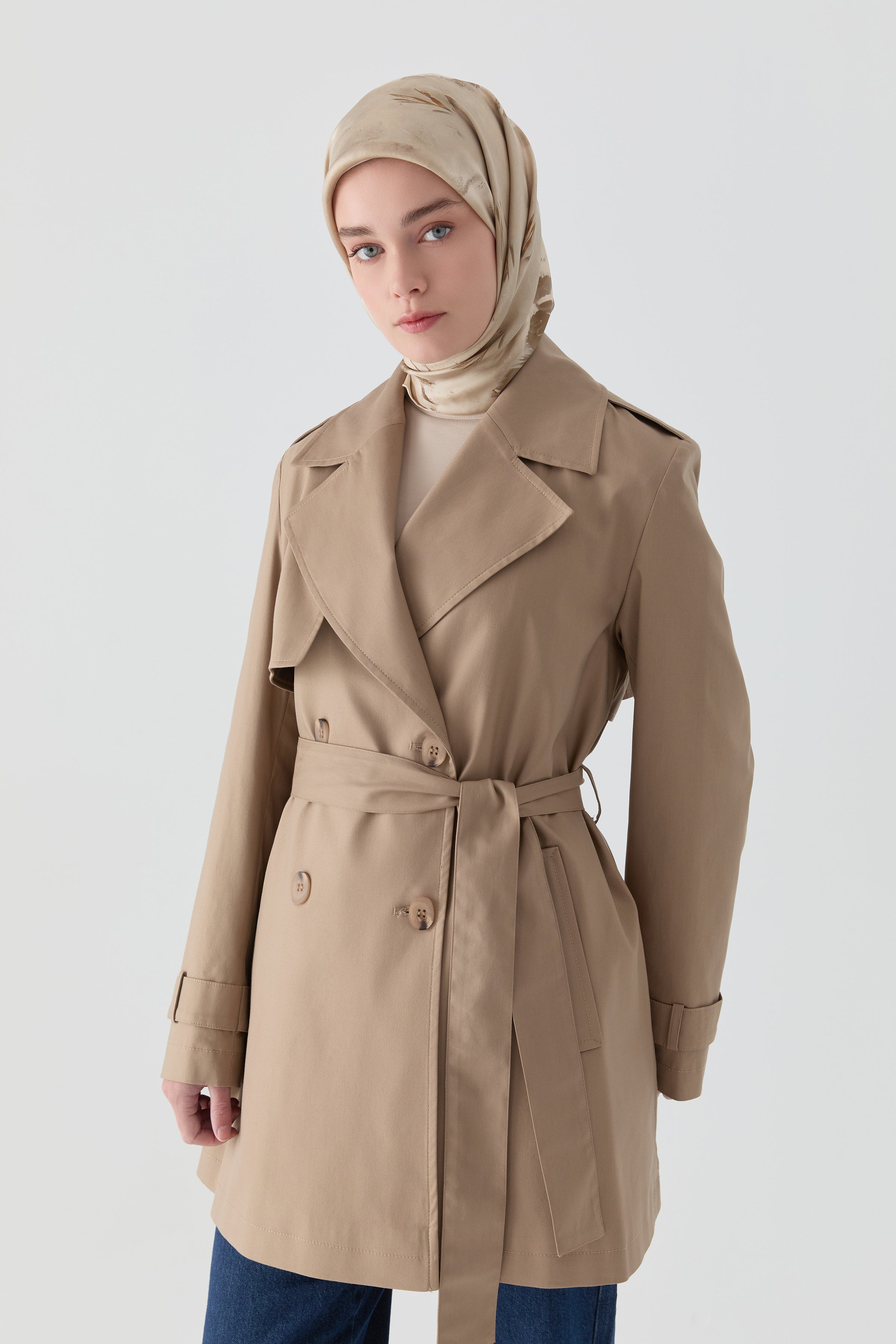 Double-breasted trench coat – TUĞBA
