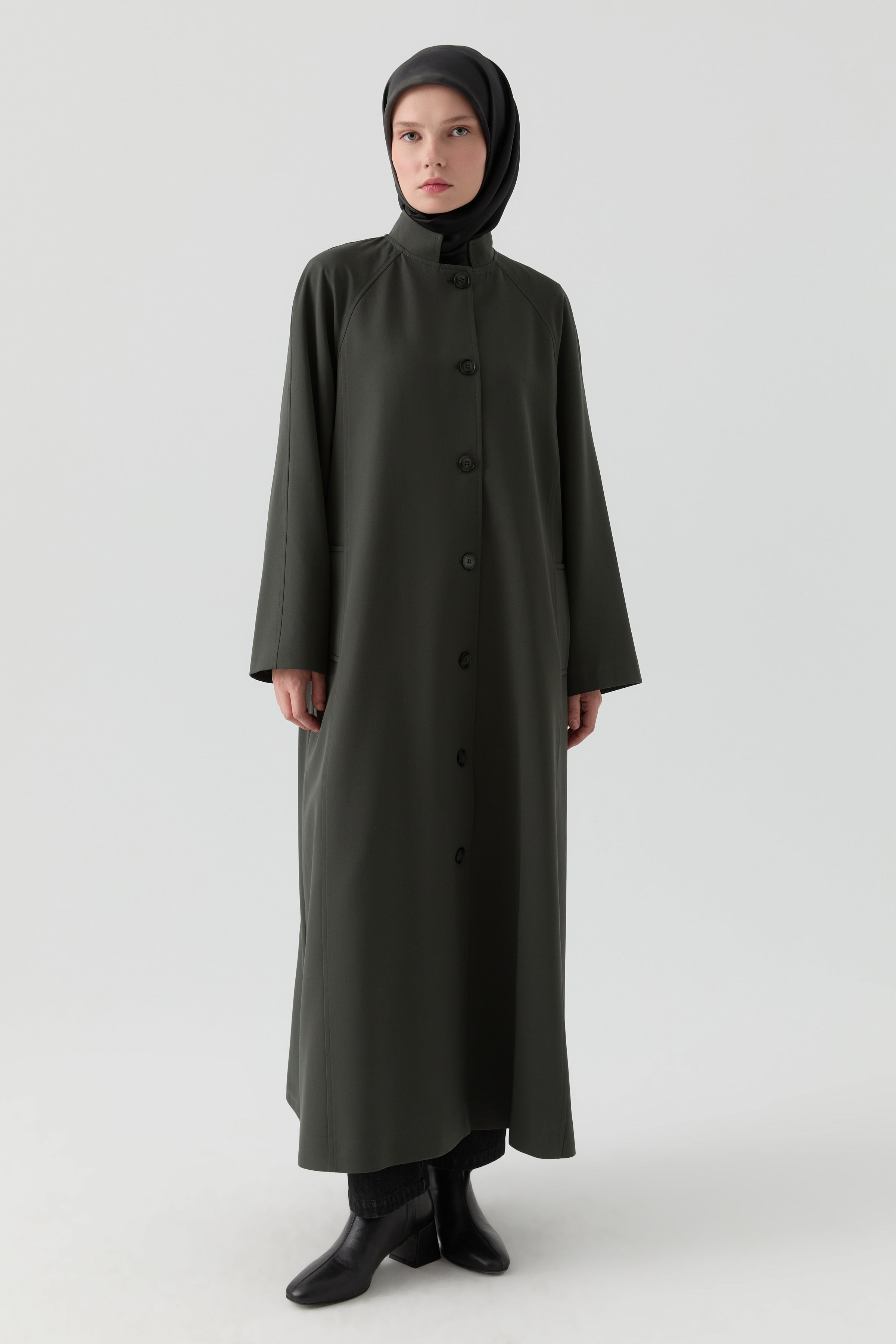 Hakim Yakalı Pardesü - Petrol TUGBA