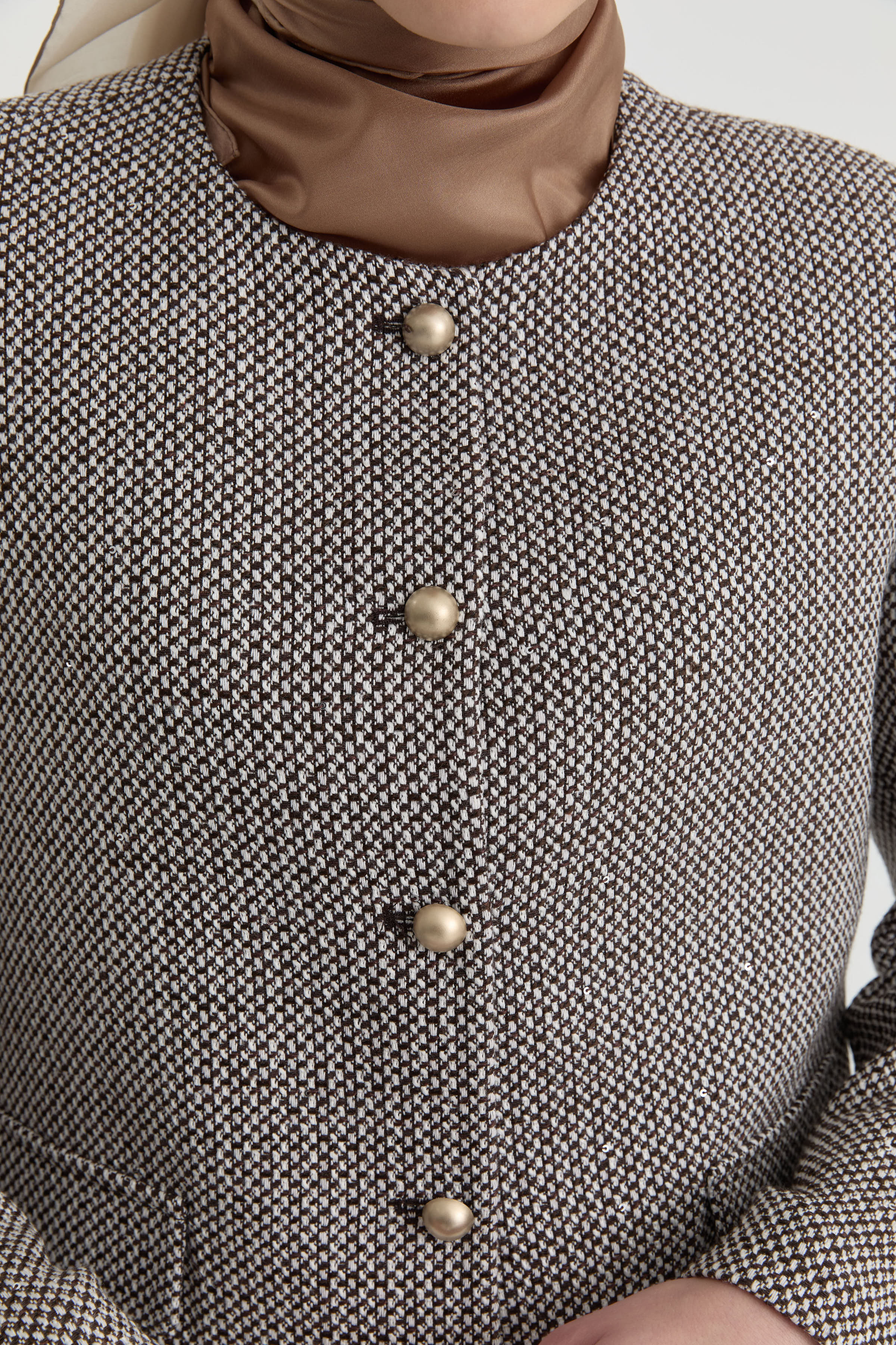 Kısa Ceket - Kahve TUGBA