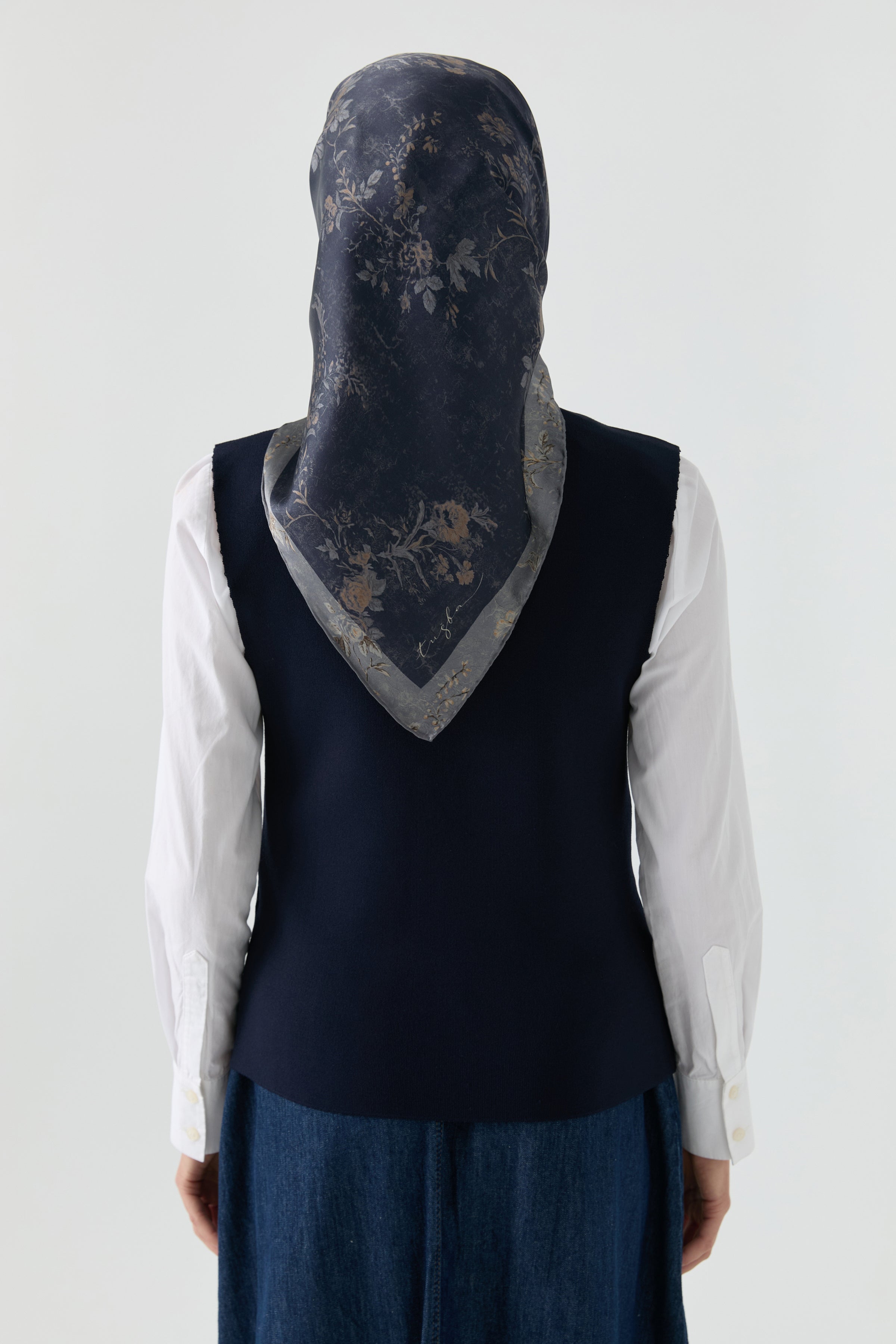 Triko Süveter - Lacivert TUGBA