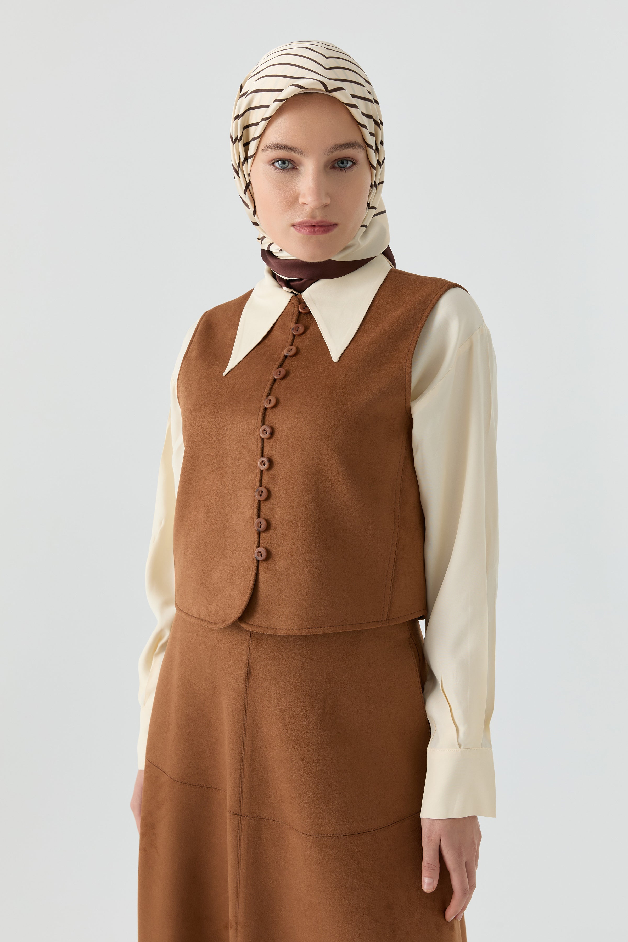 Süet Takım - Camel TUGBA