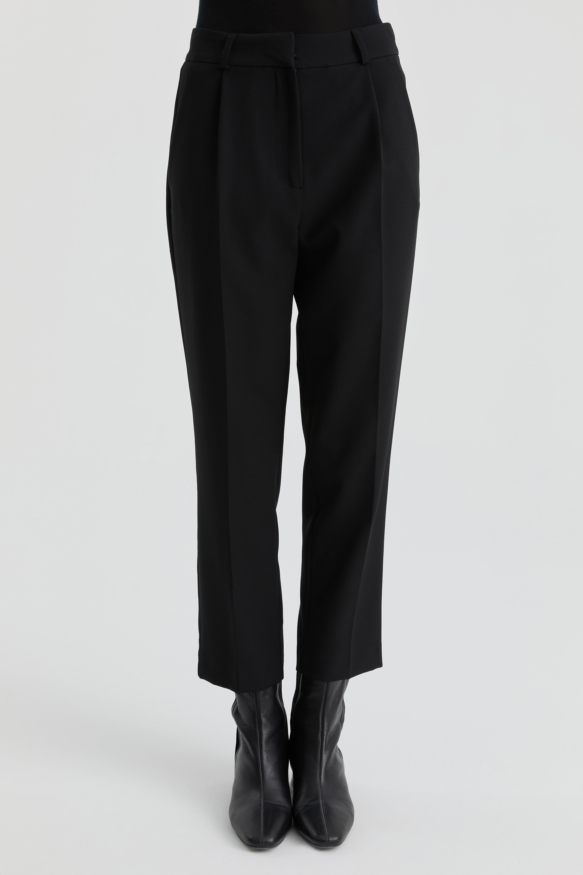 Tek Pile Basic Pantolon - Siyah TUGBA