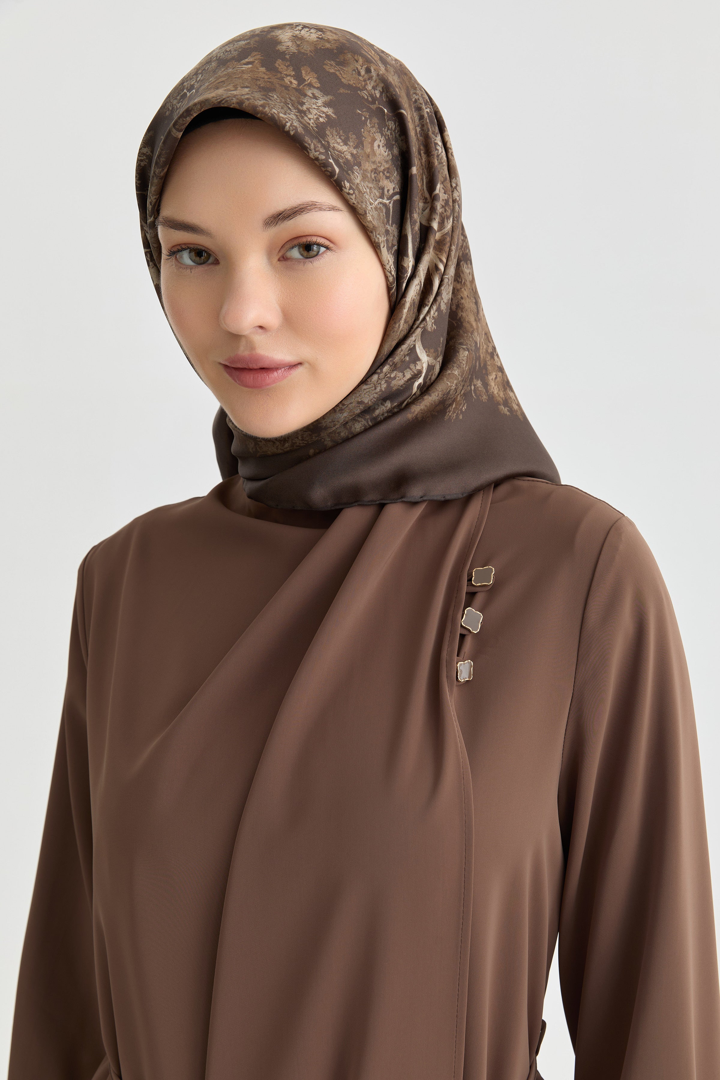 Omuz Drapeli Tunik - Fındık TUGBA