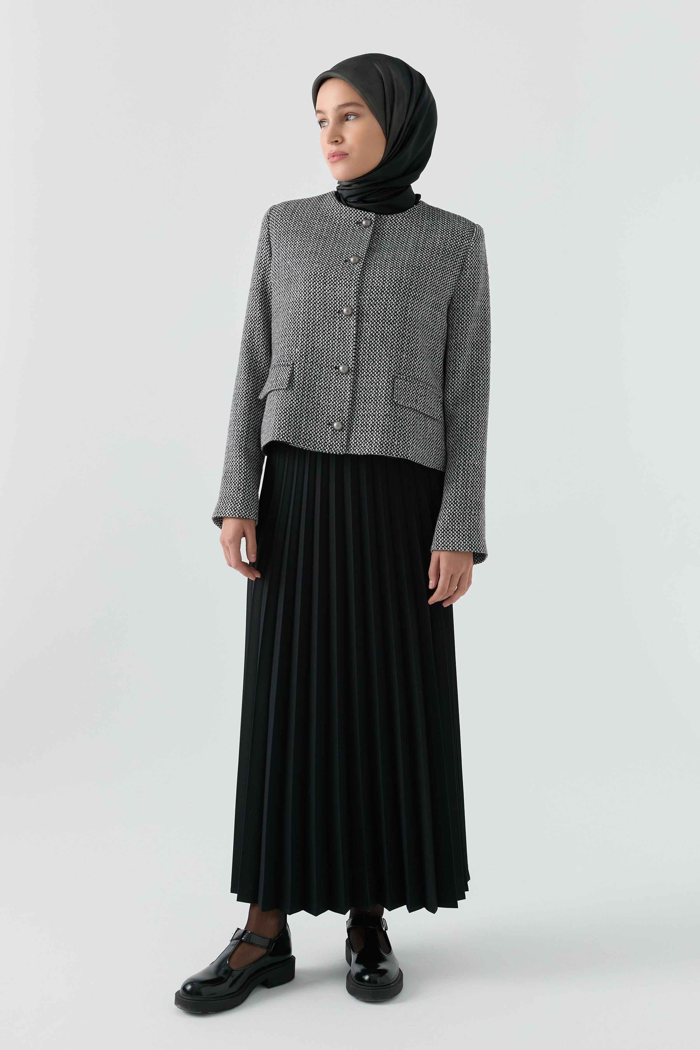 Pilise Etek - Siyah TUGBA