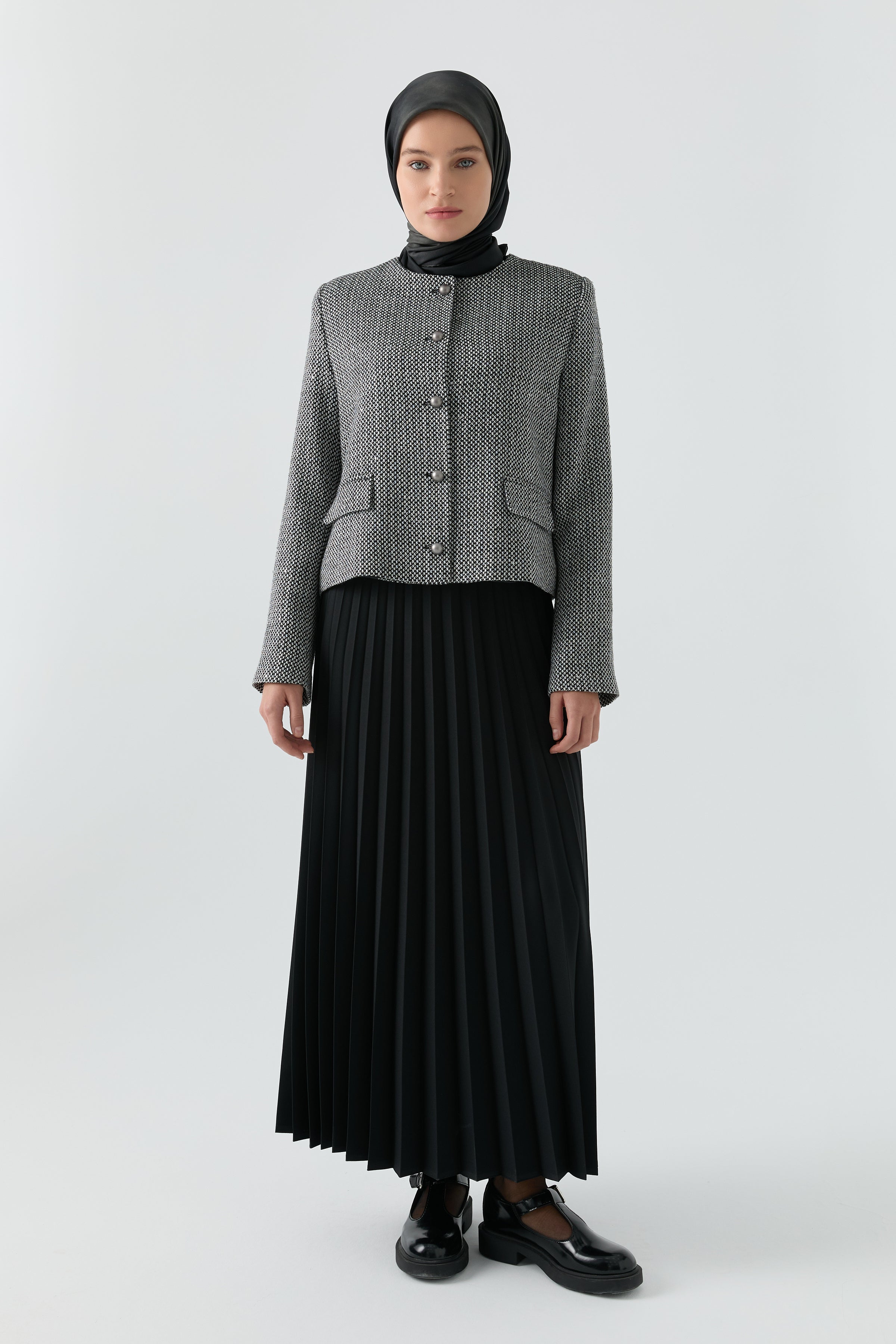 Pilise Etek - Siyah TUGBA