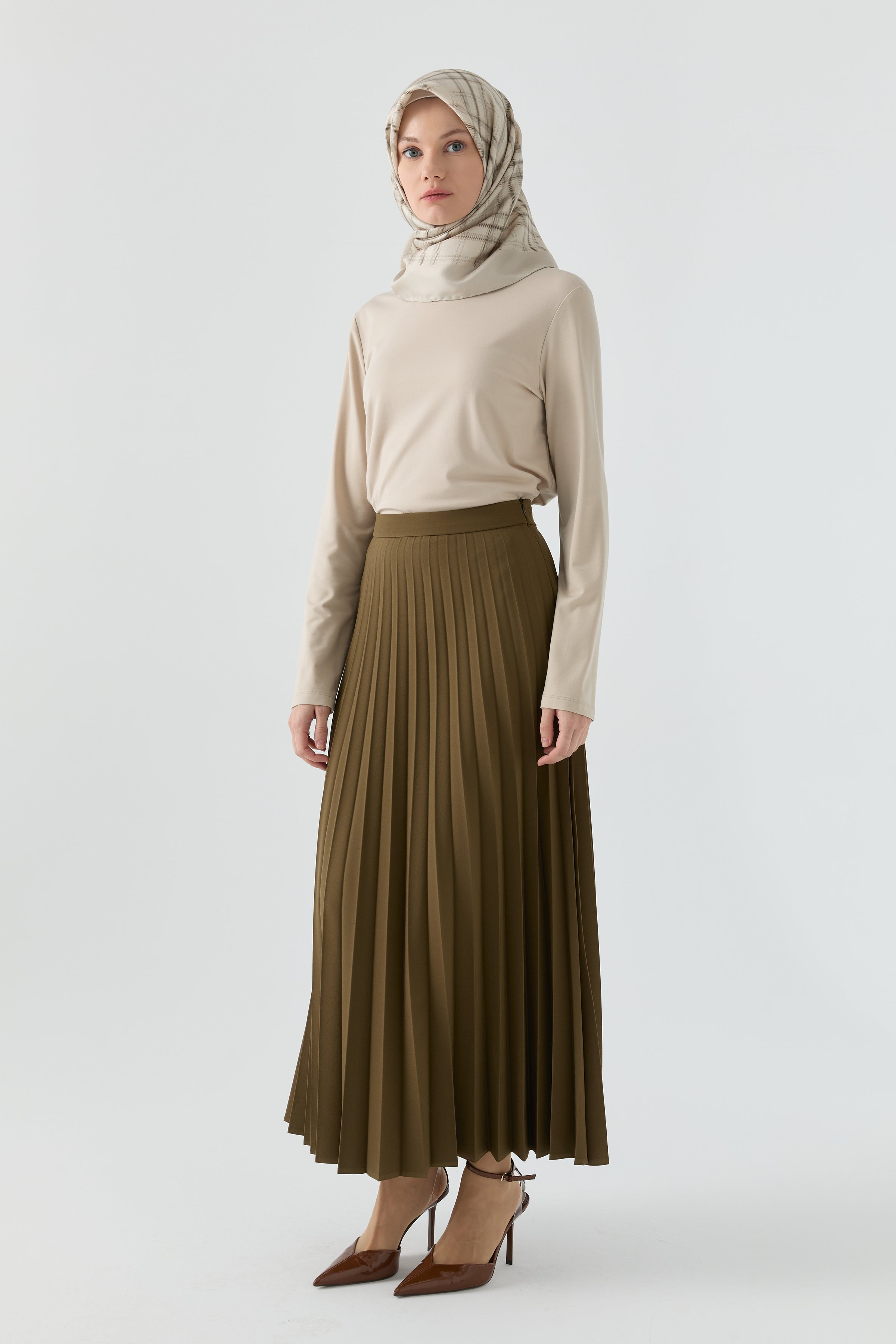 Pilise Etek - Olive TUGBA