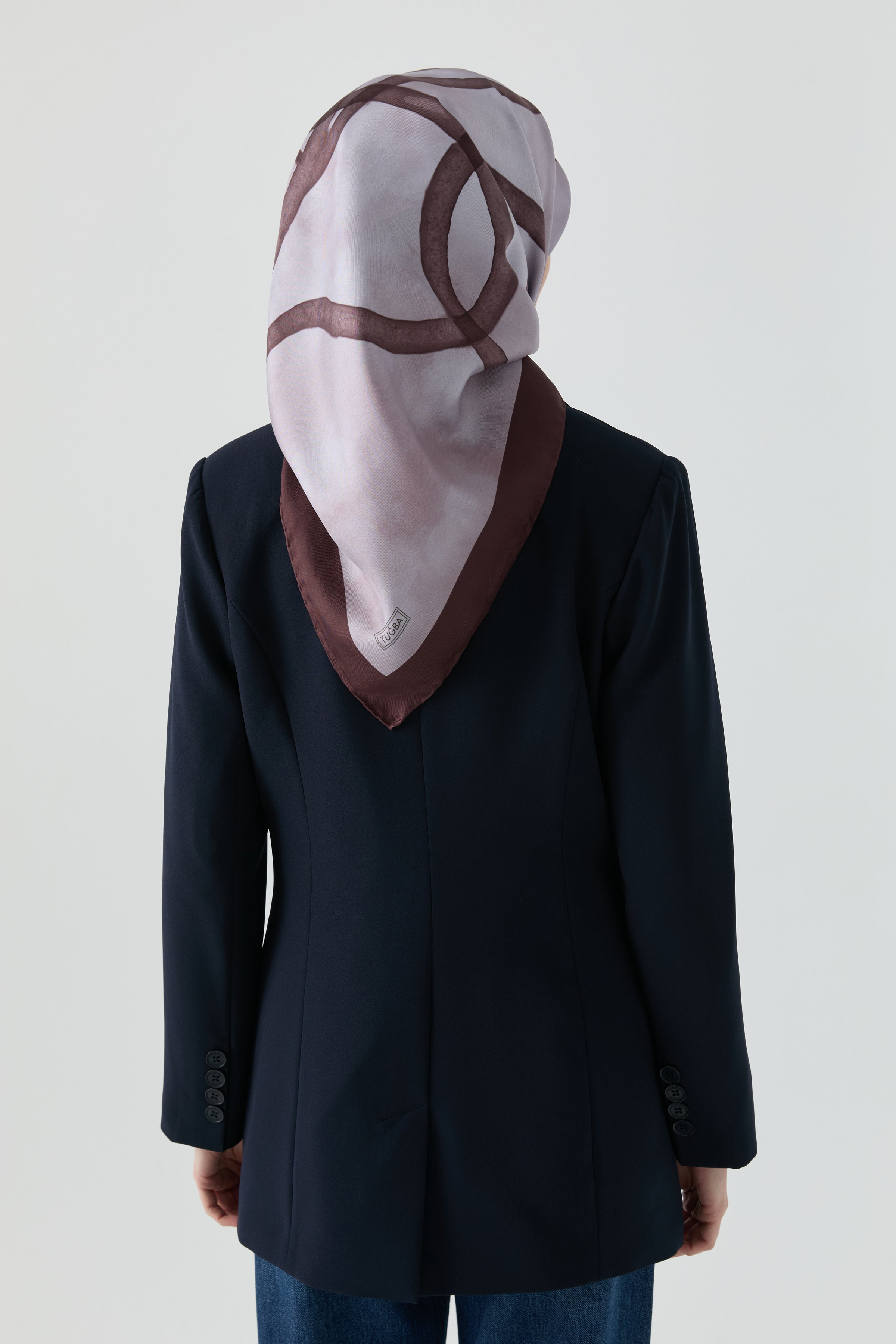 Kruvaze Basic Ceket - Lacivert TUGBA