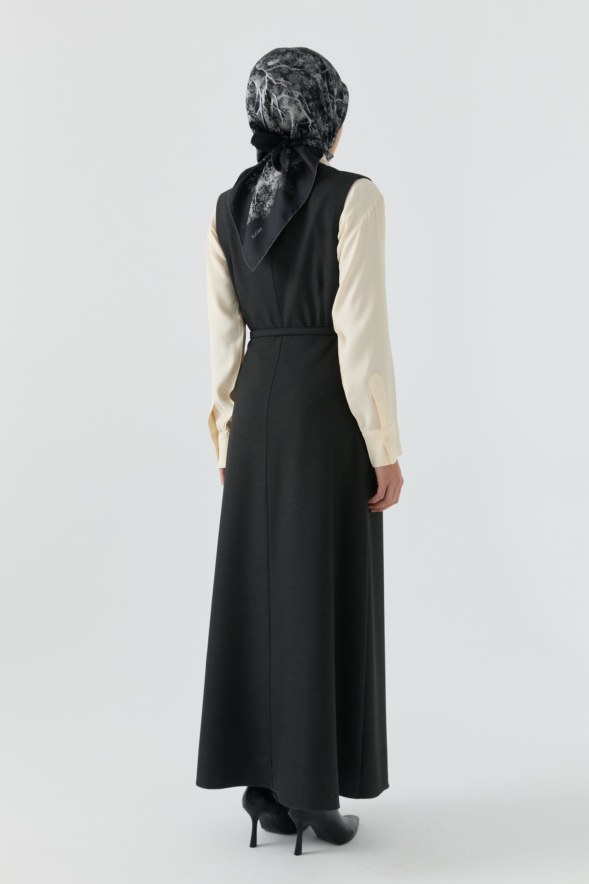 Kemer Detaylı Jile - Antrasit TUGBA