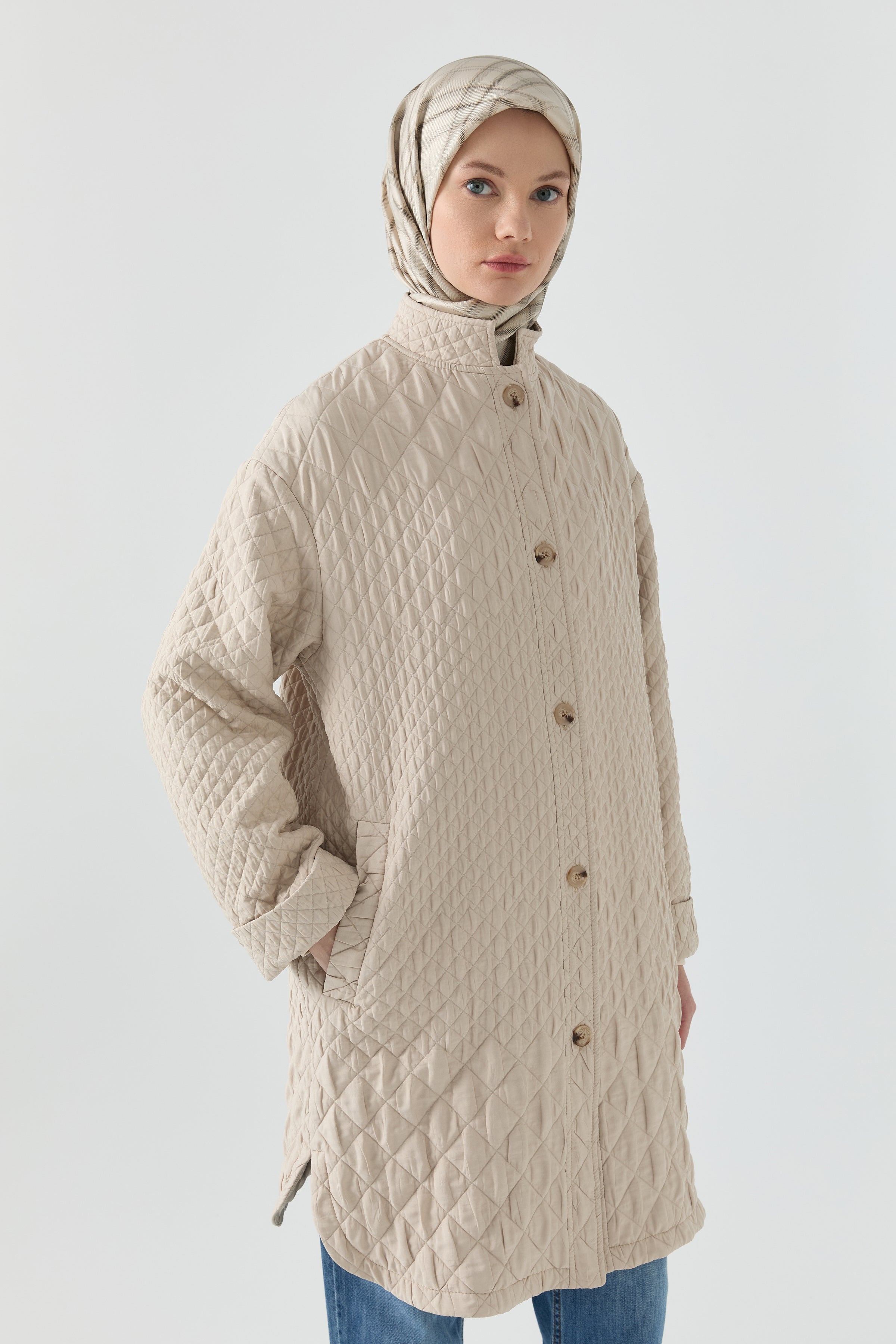 Baklava Desenli Mont - Taş TUGBA