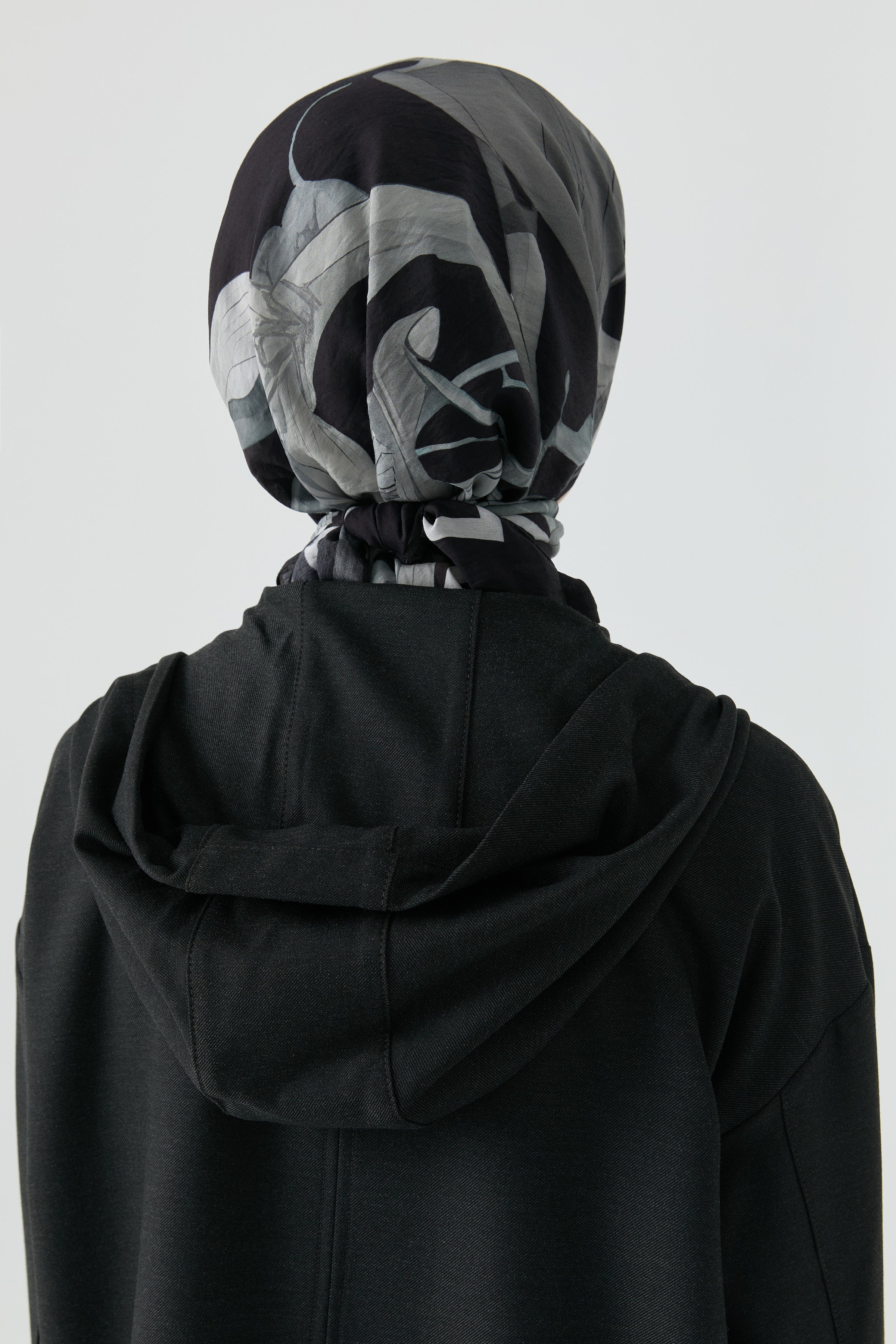 Peyda Natural Eşarp - Siyah TUGBA