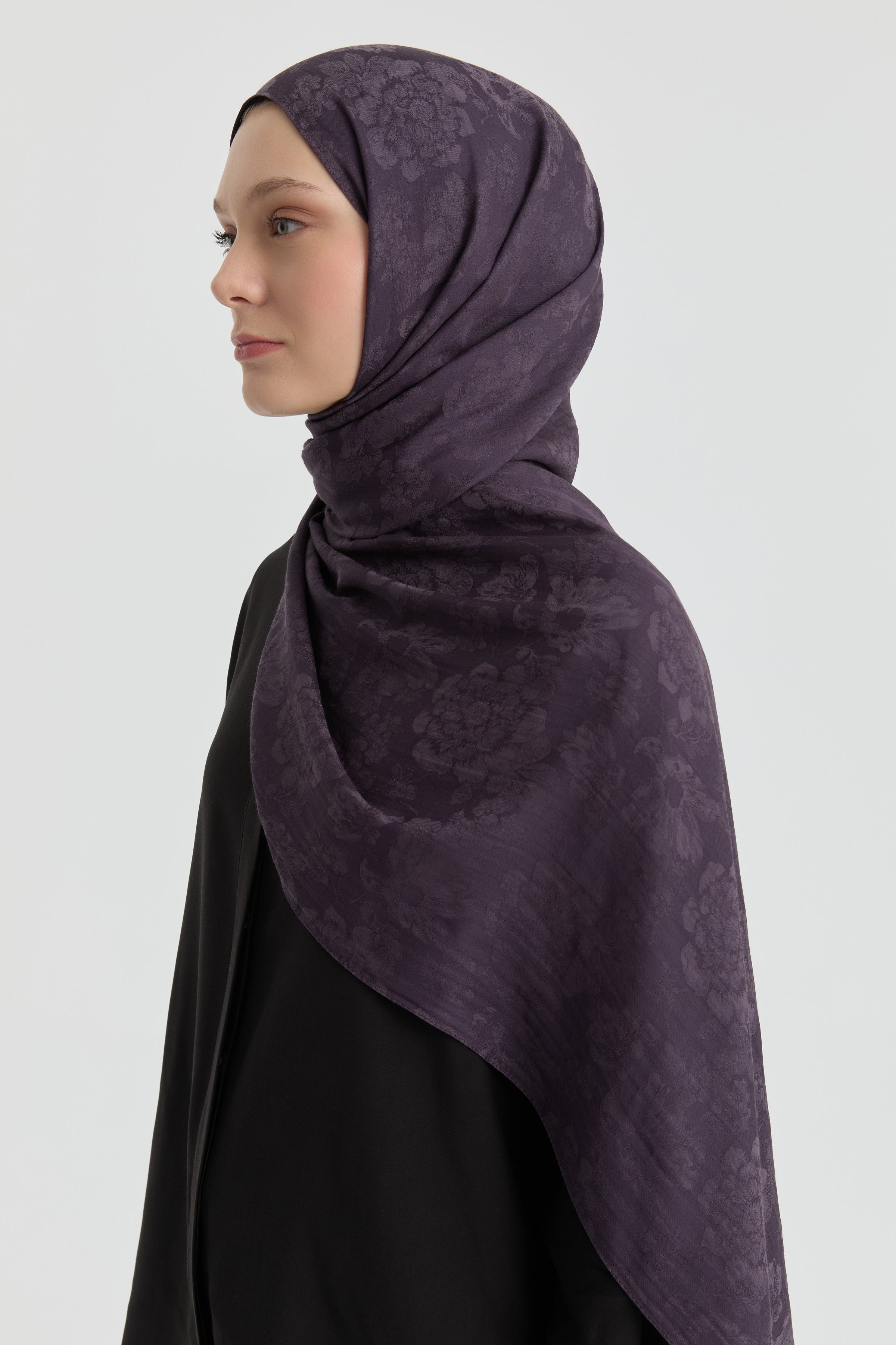 Roza Jakar Şal - Mor TUGBA