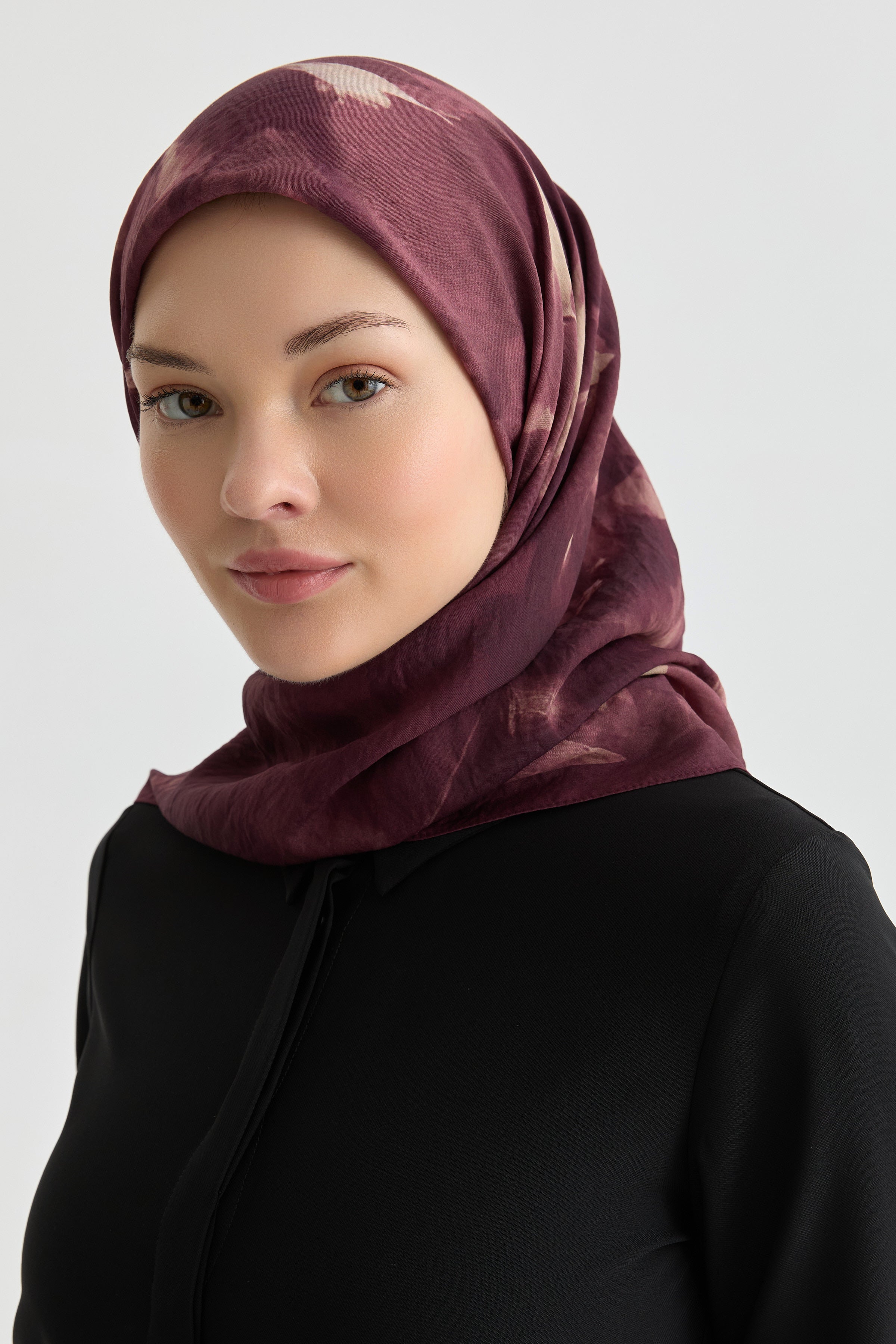Hülya Natural Eşarp - Pembe TUGBA