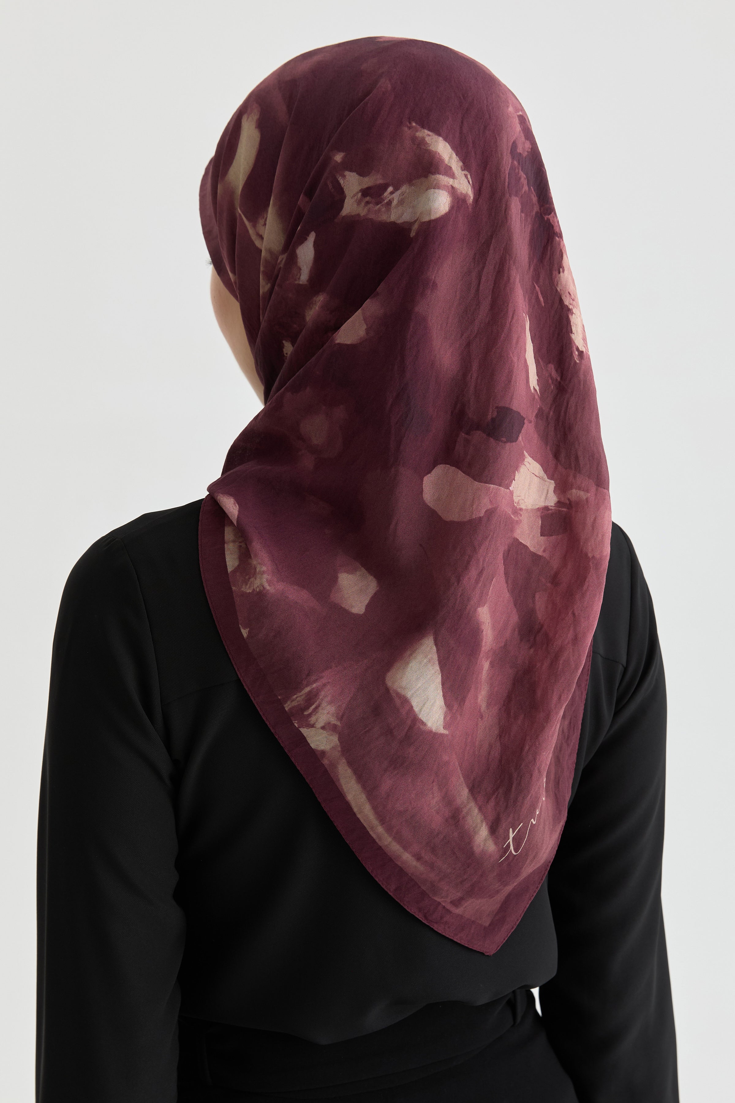Hülya Natural Eşarp - Pembe TUGBA