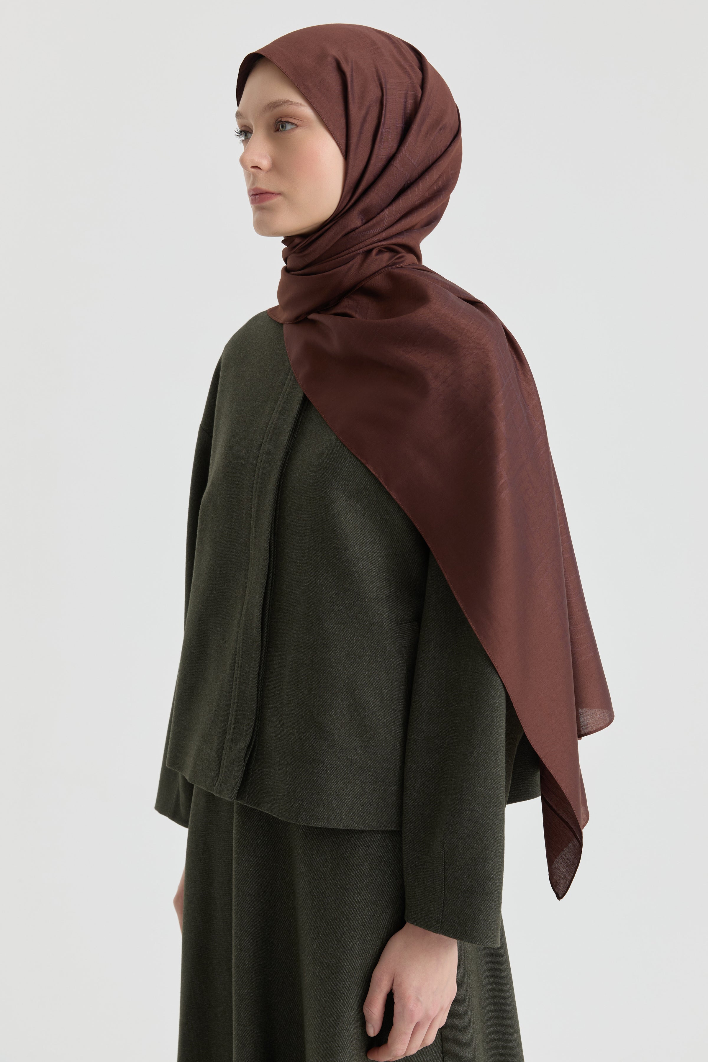 Vega Jakar Şal - Kahve TUGBA