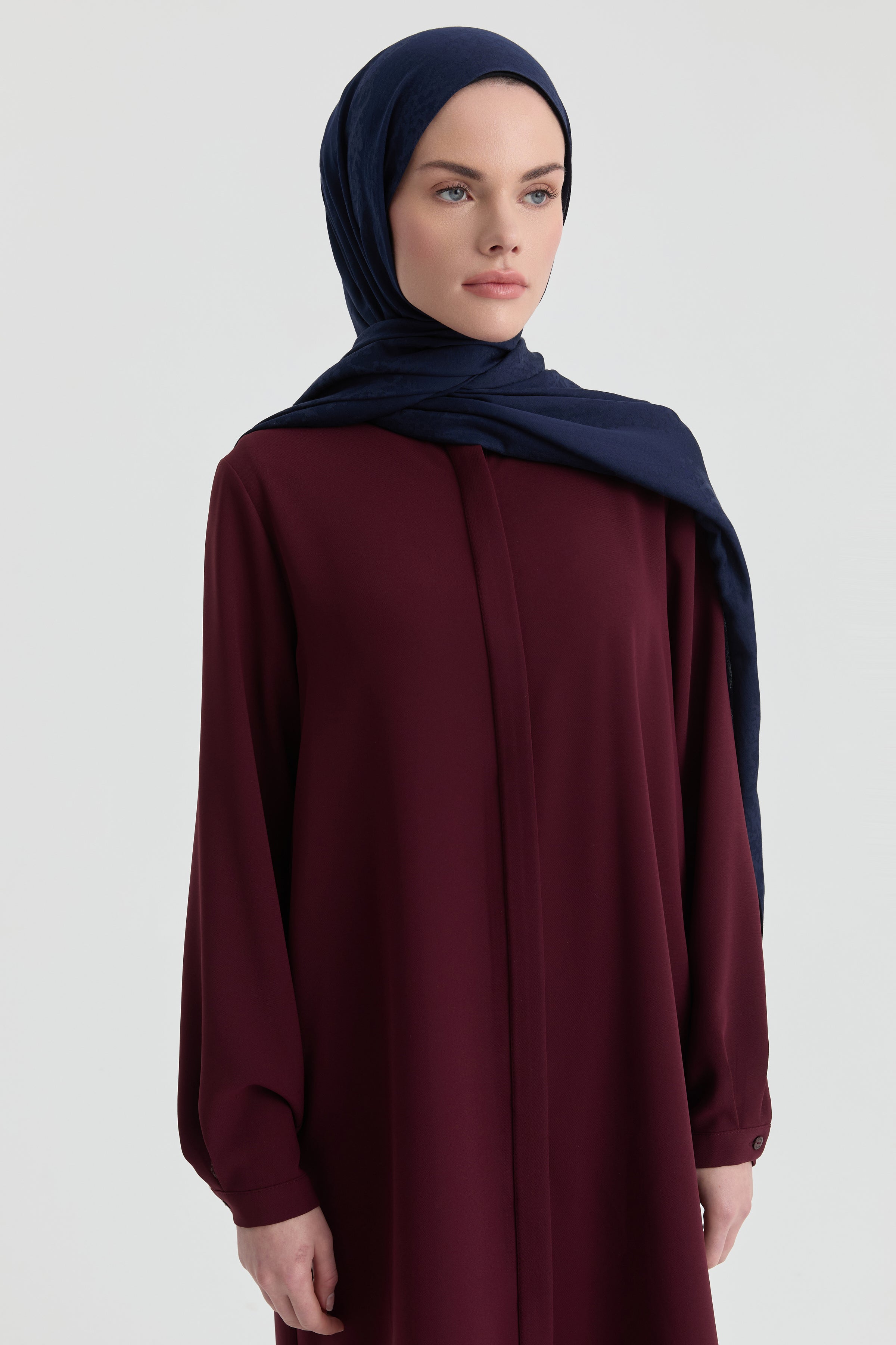 Efsun Jakar Şal - Lacivert TUGBA