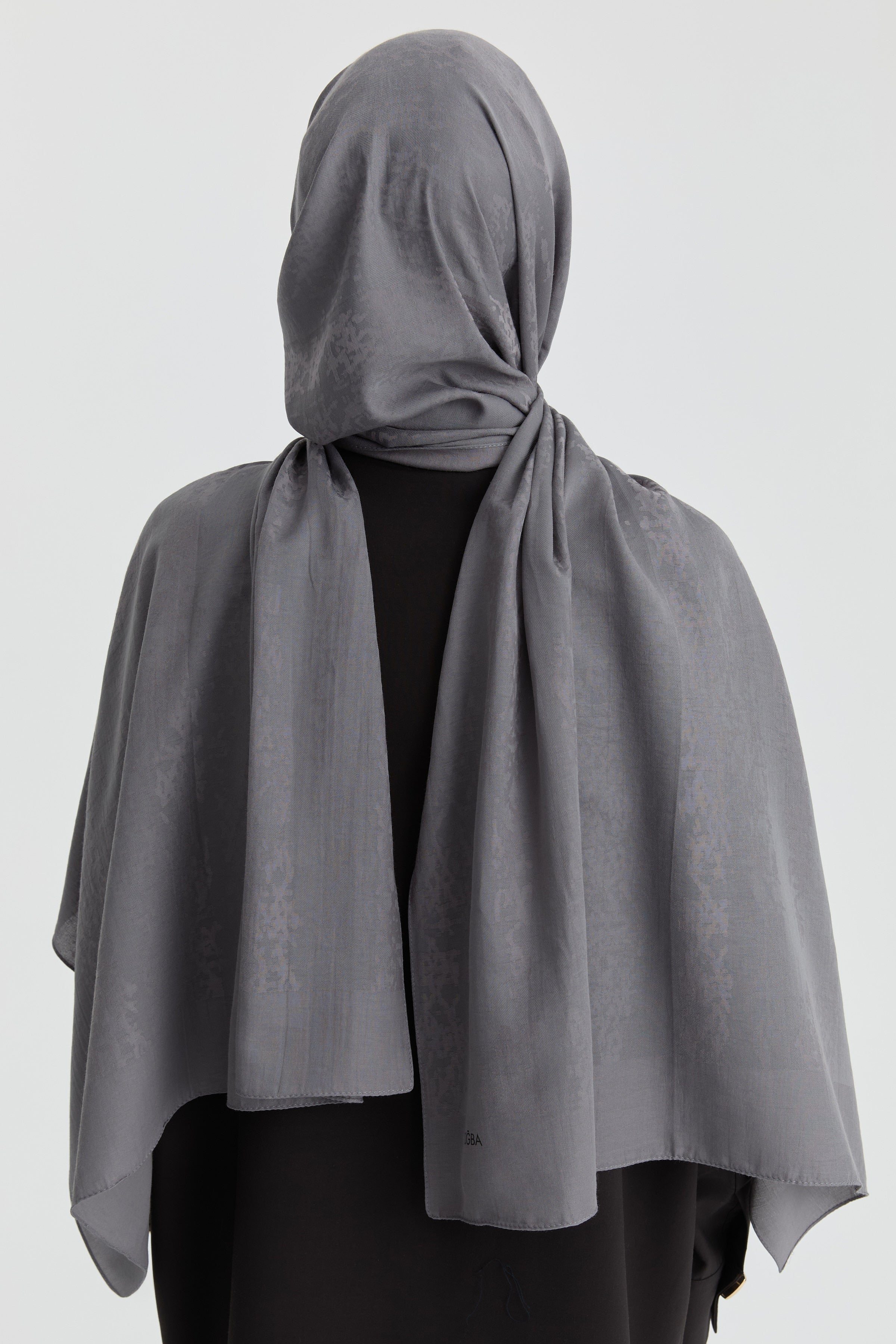 Efsun Jakar Şal - Antrasit TUGBA