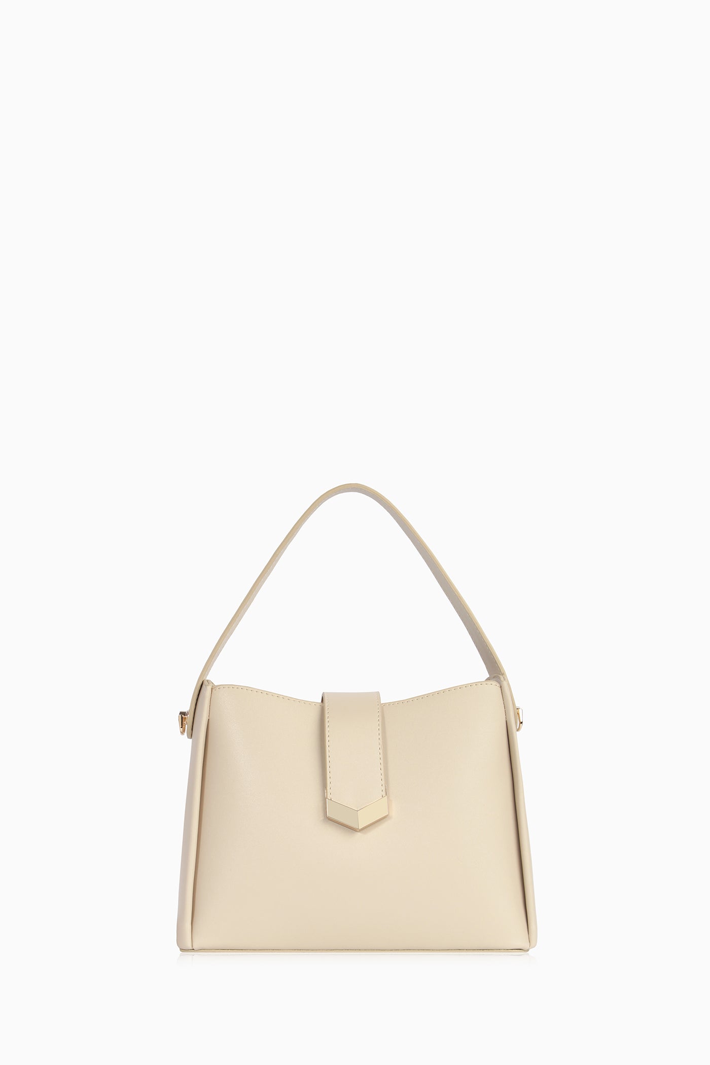 Tokalı Çanta - Krem TUGBA