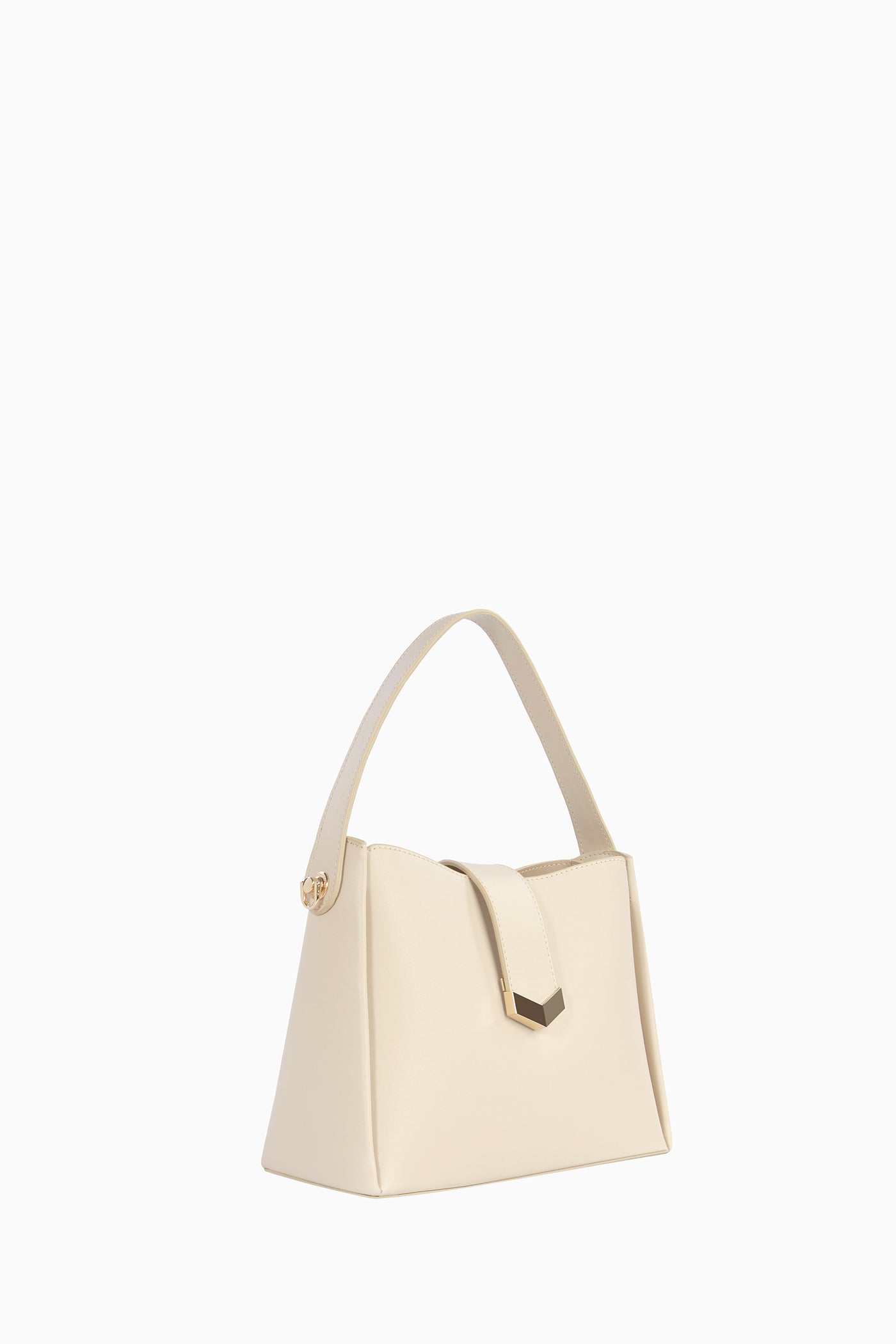 Tokalı Çanta - Krem TUGBA