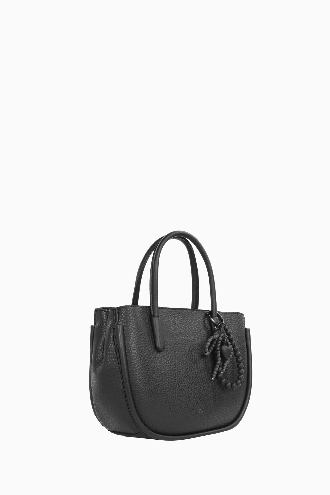 Örgü Detaylı Askılı Çanta - Siyah TUGBA