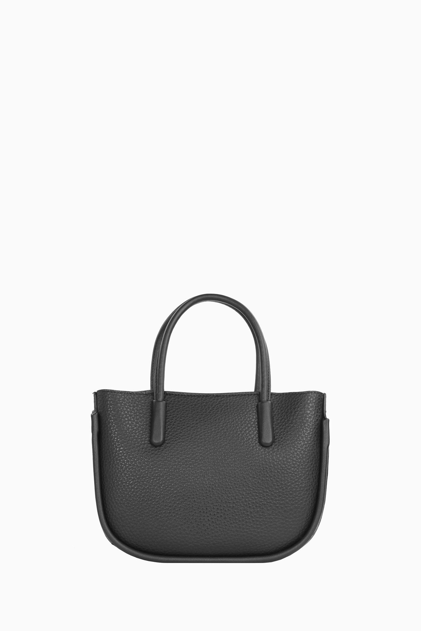 Örgü Detaylı Askılı Çanta - Siyah TUGBA