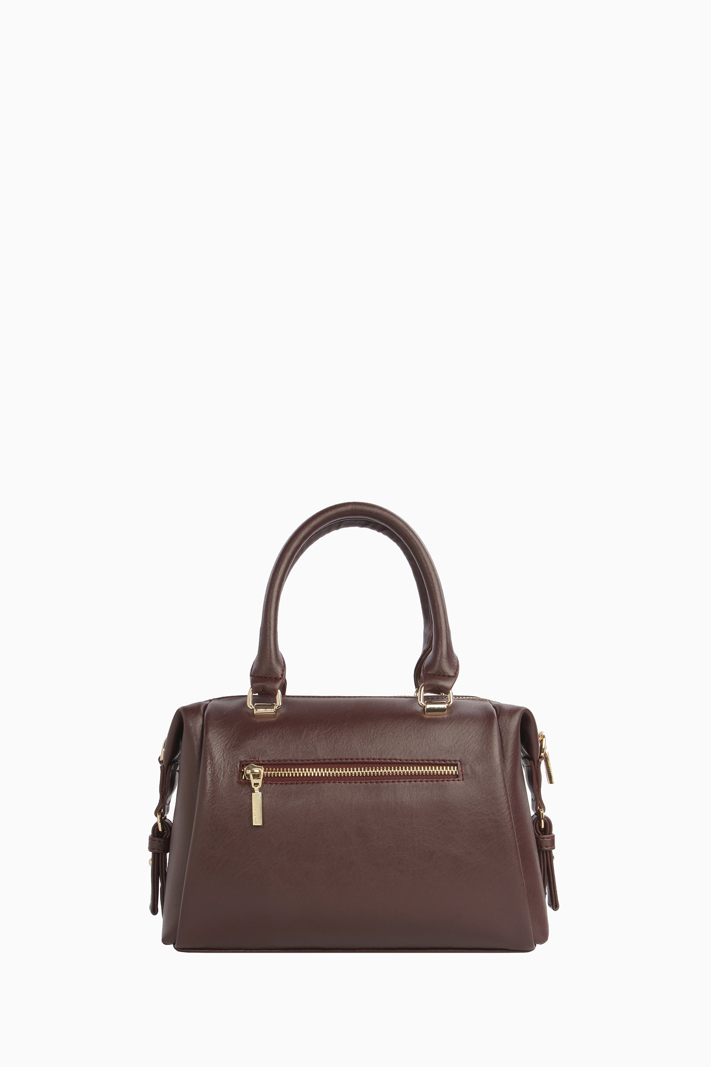 Arkası Fermuar Detaylı Çanta - Bordo TUGBA