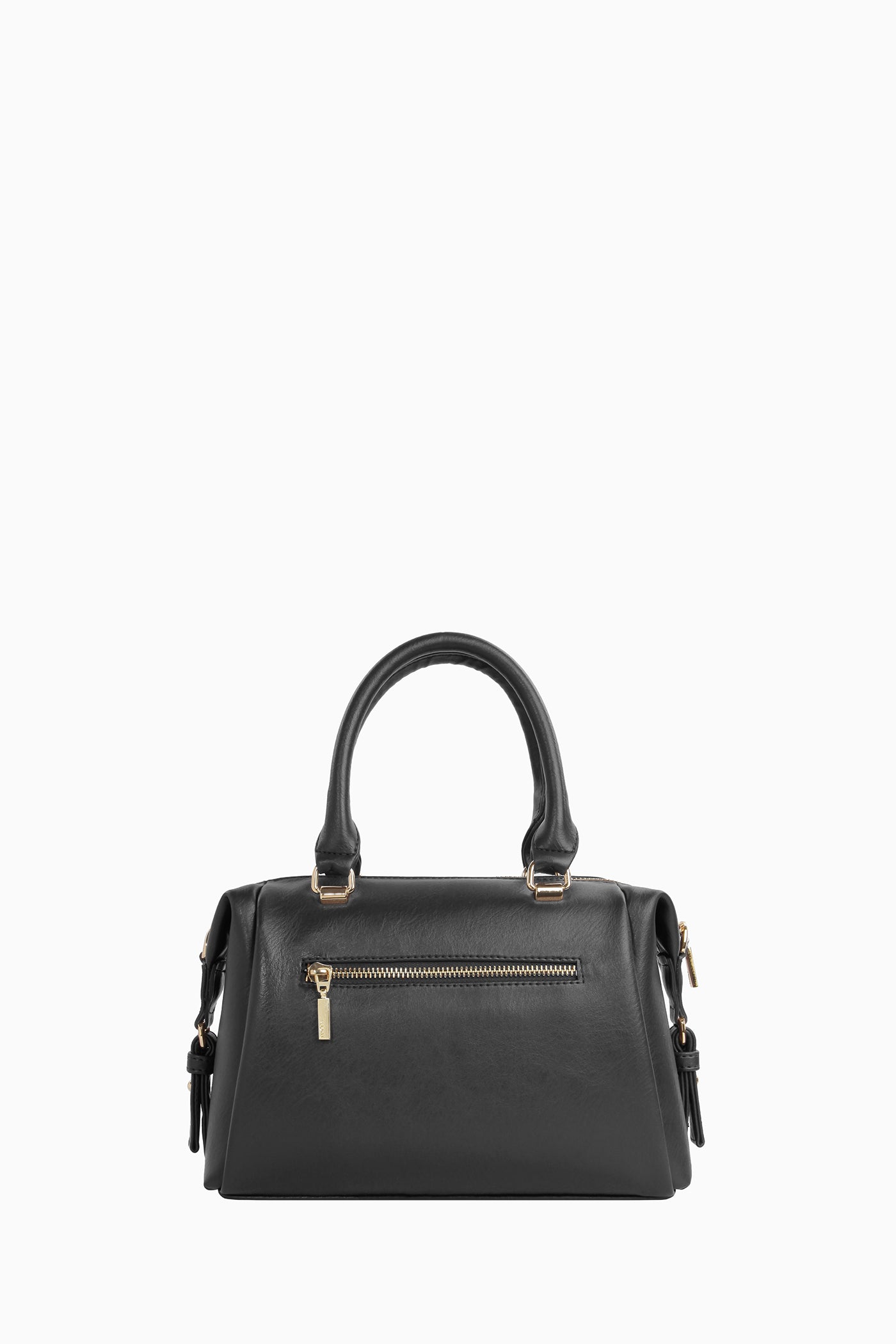 Arkası Fermuar Detaylı Çanta - Siyah TUGBA