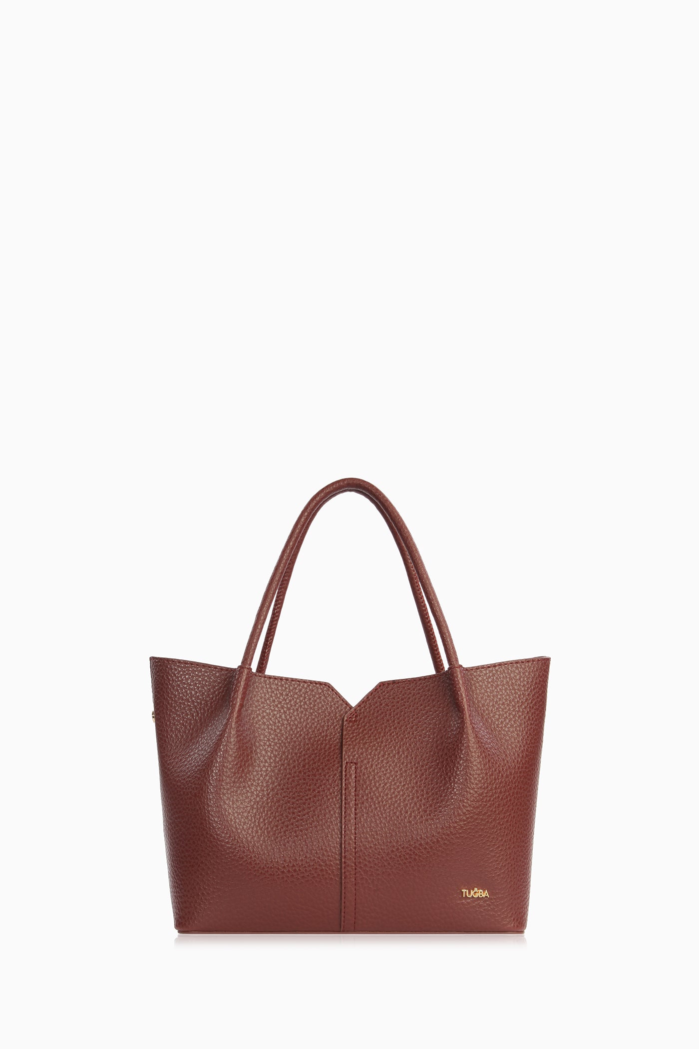 Aksesuar Detaylı Çanta - Bordo TUGBA