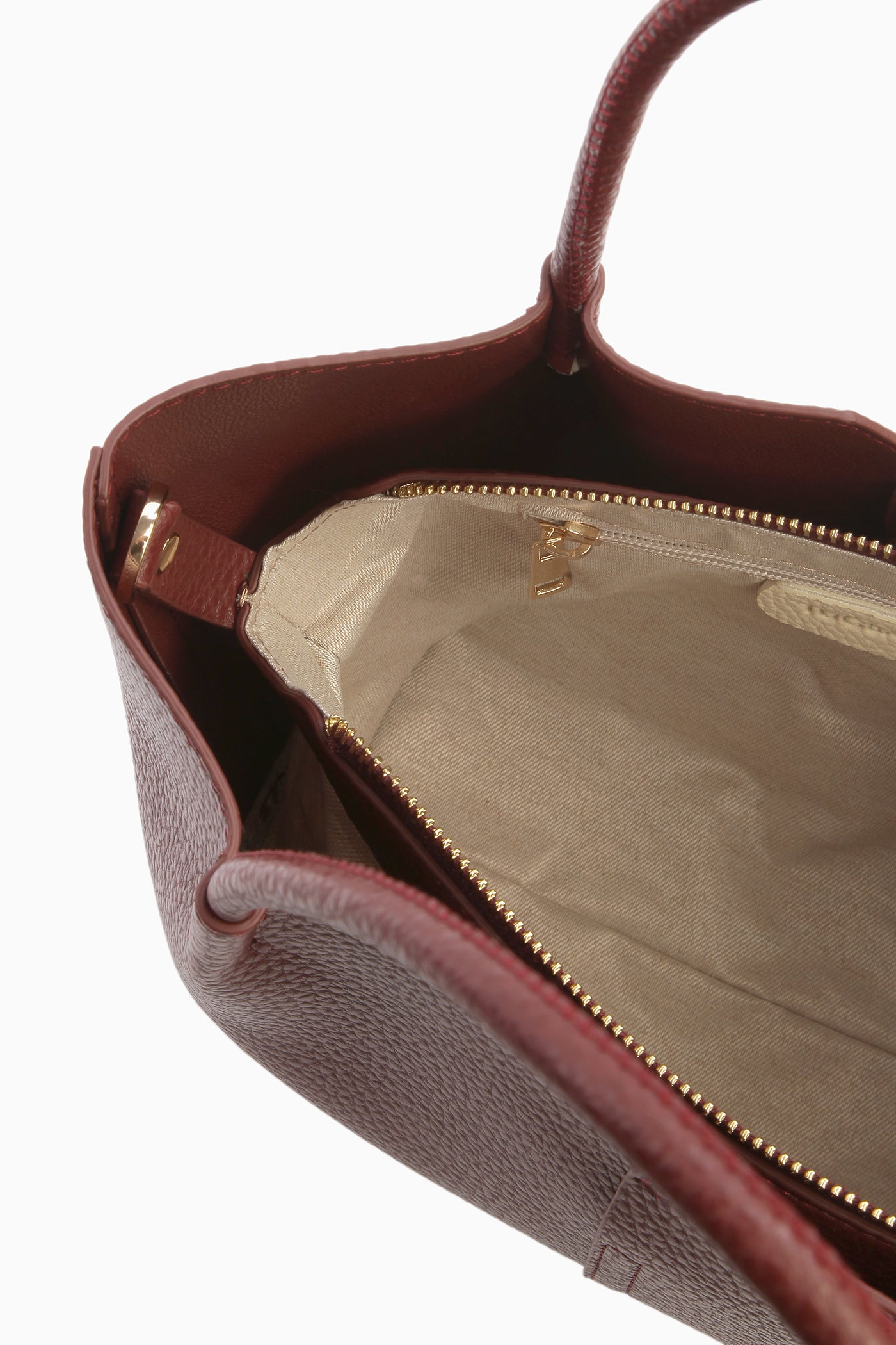 Aksesuar Detaylı Çanta - Bordo TUGBA