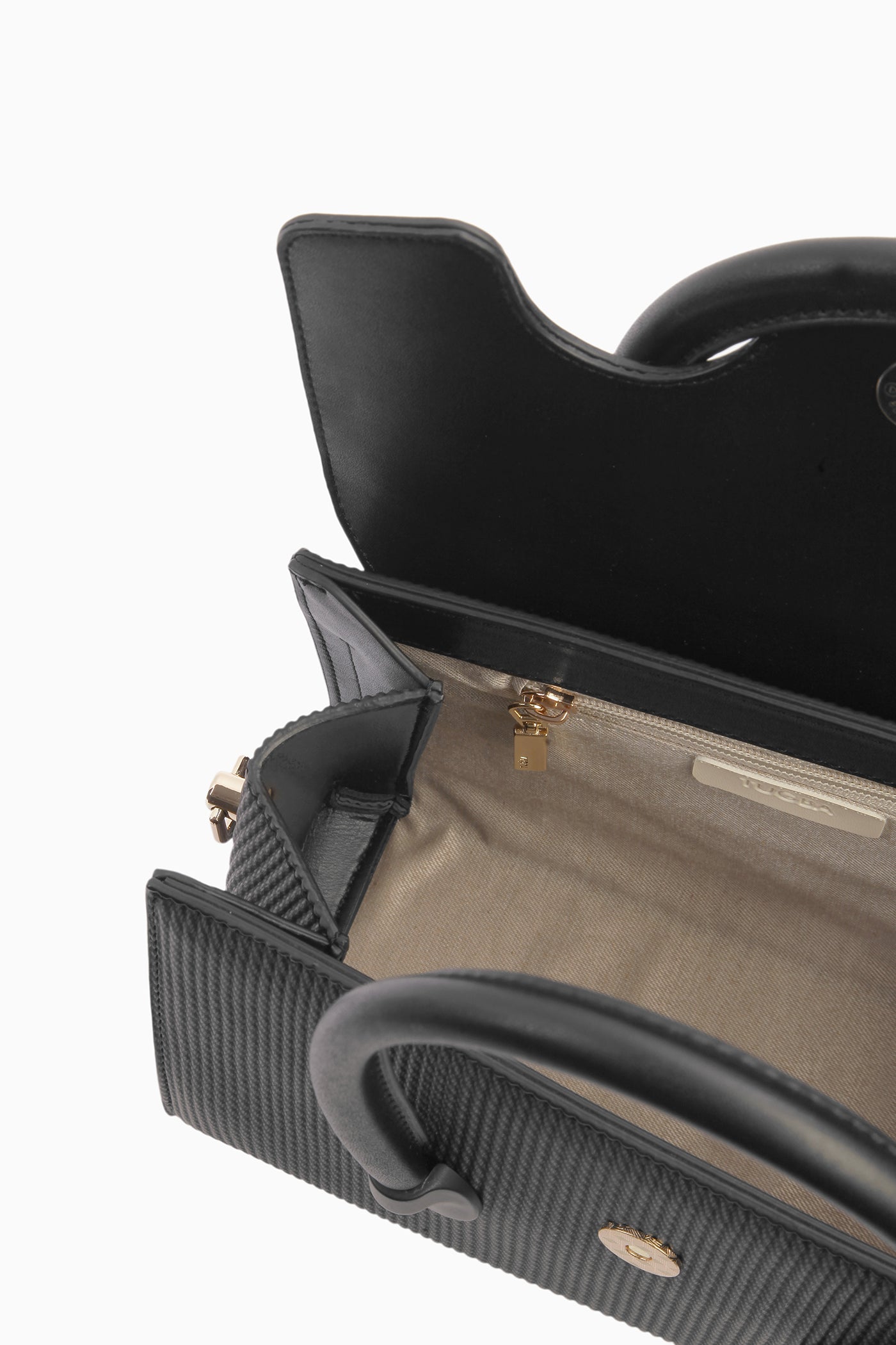 Kapaklı Minimal Çanta - Siyah TUGBA