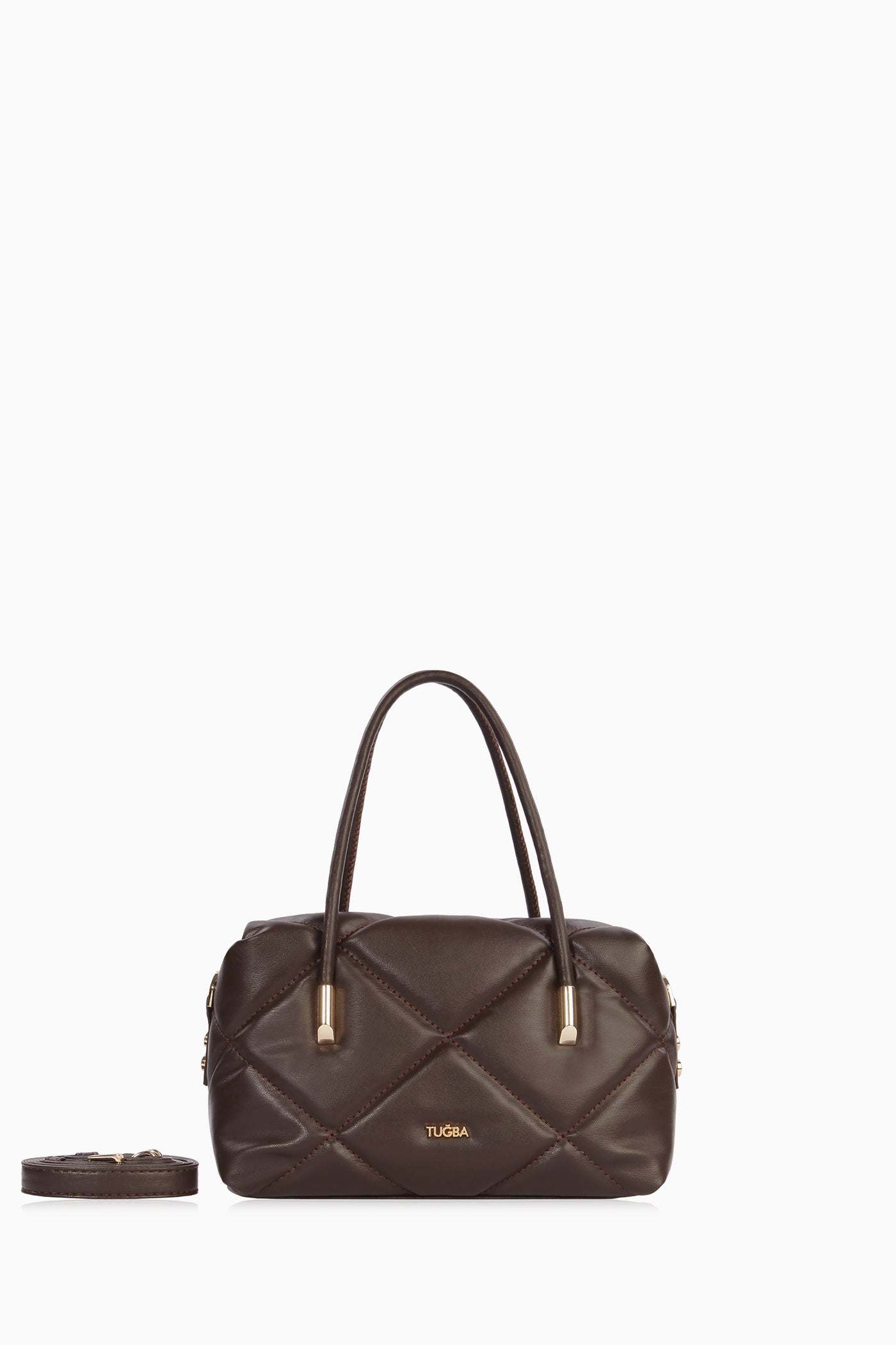 Baklava Dilimli Çanta - Kahve TUGBA