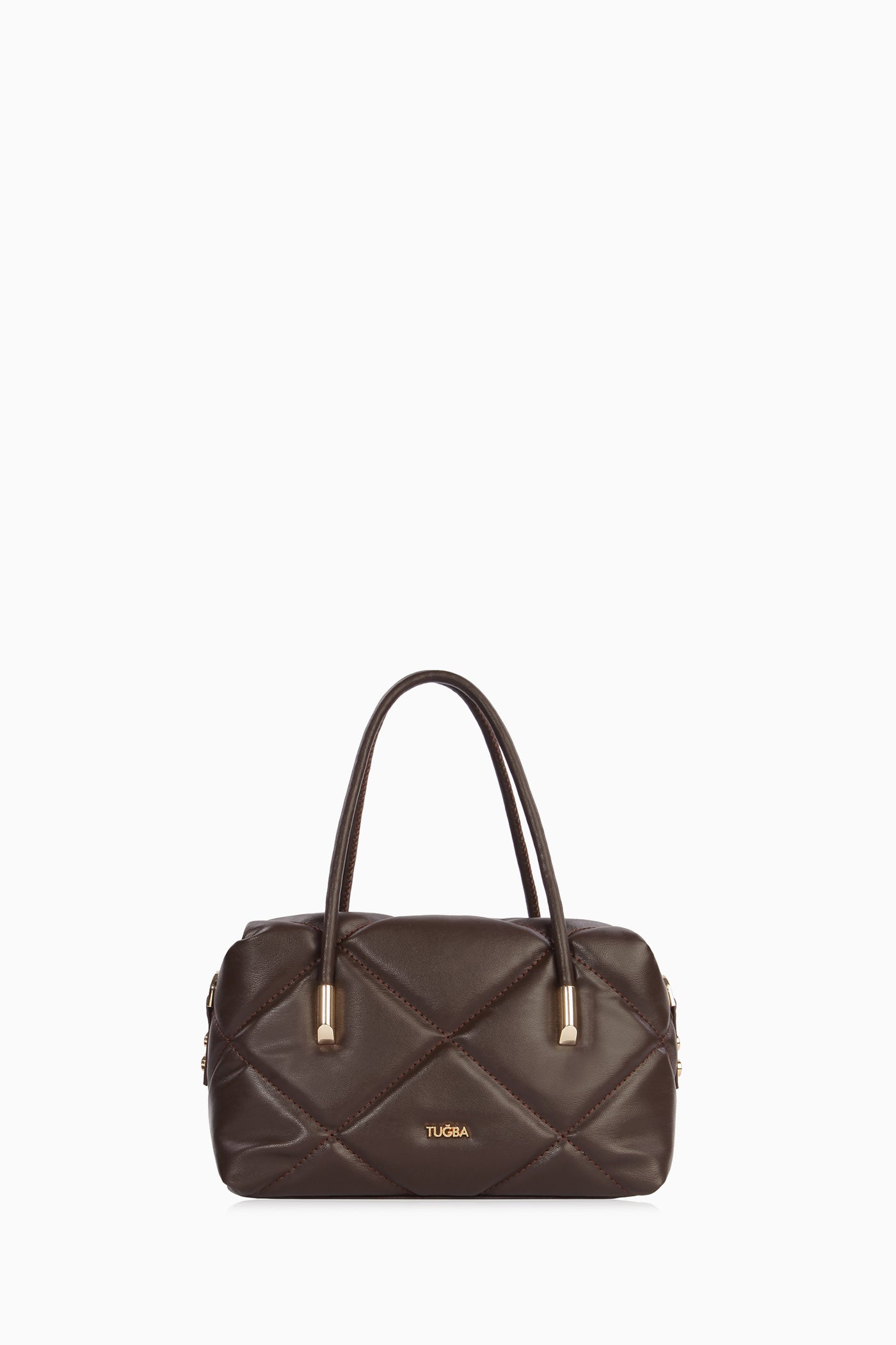 Baklava Dilimli Çanta - Kahve TUGBA