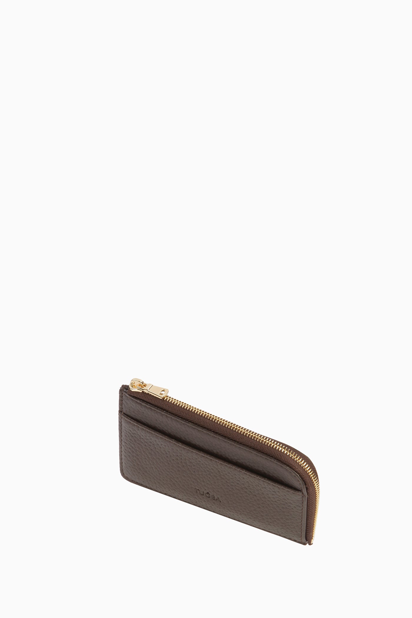 Önü Kartlıklı Deri Cüzdan - Acı Kahve TUGBA