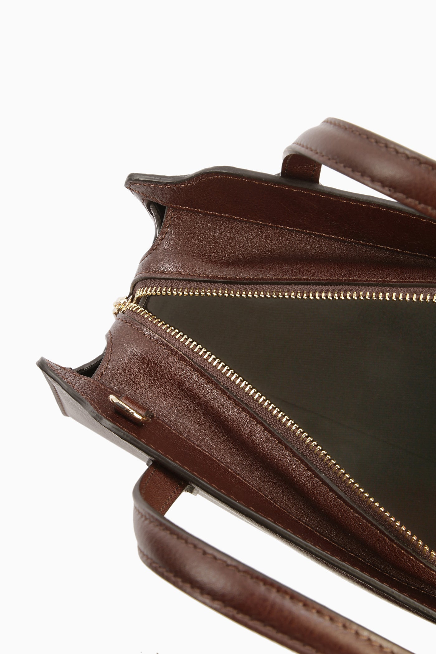 Kısa Kulplu Çanta - Kahve TUGBA