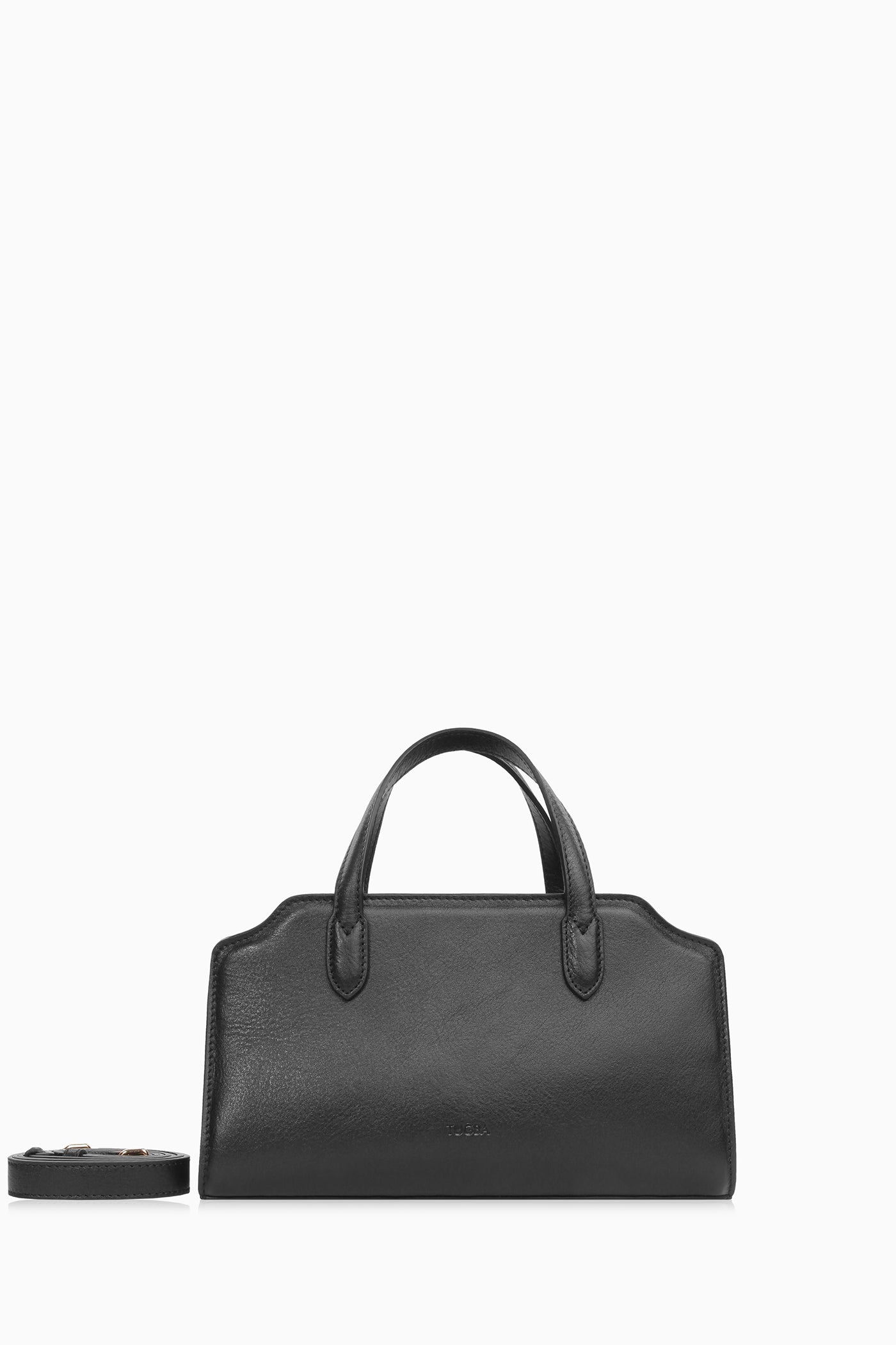 Kısa Kulplu Çanta - Siyah TUGBA