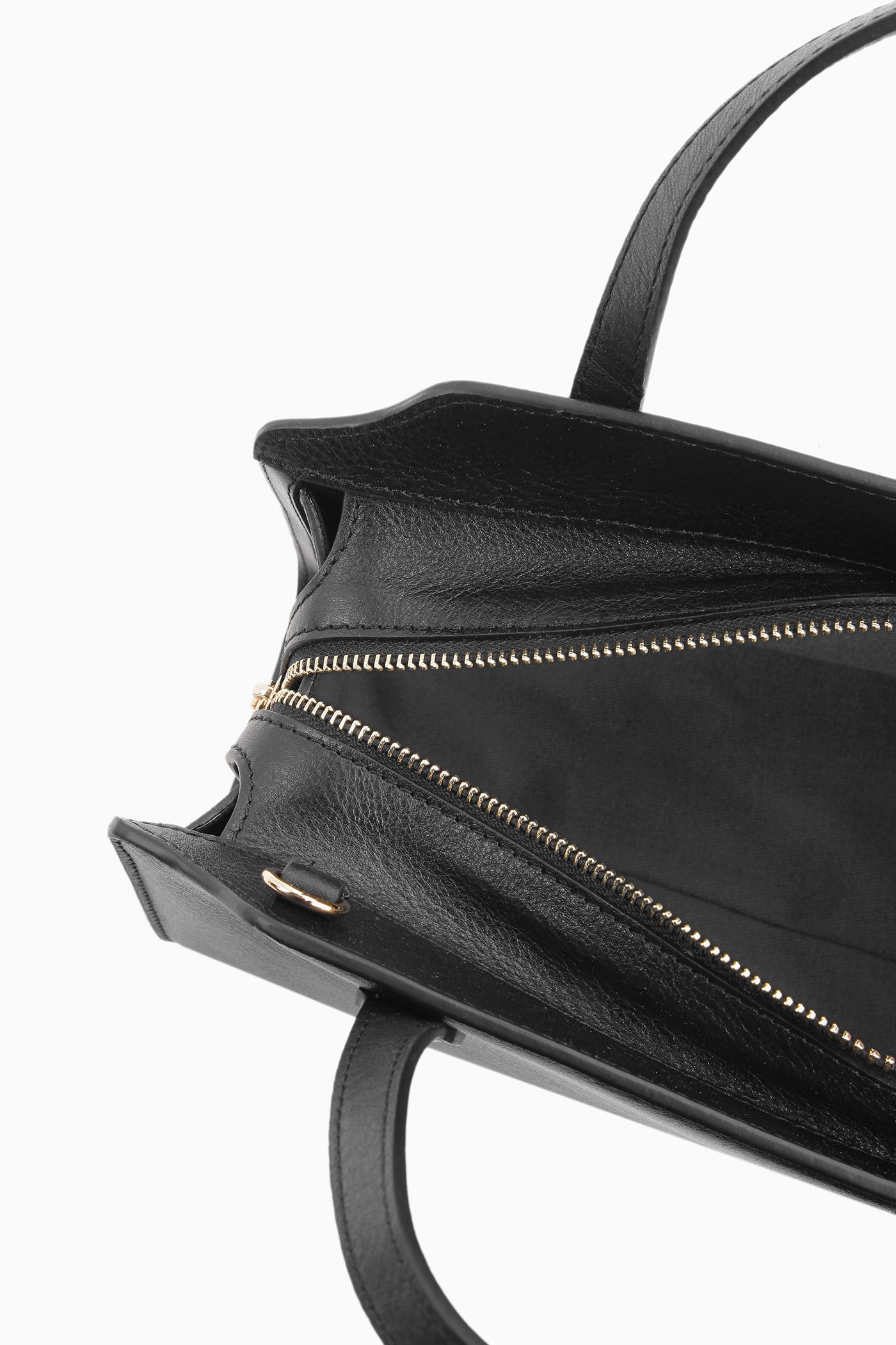 Kısa Kulplu Çanta - Siyah TUGBA