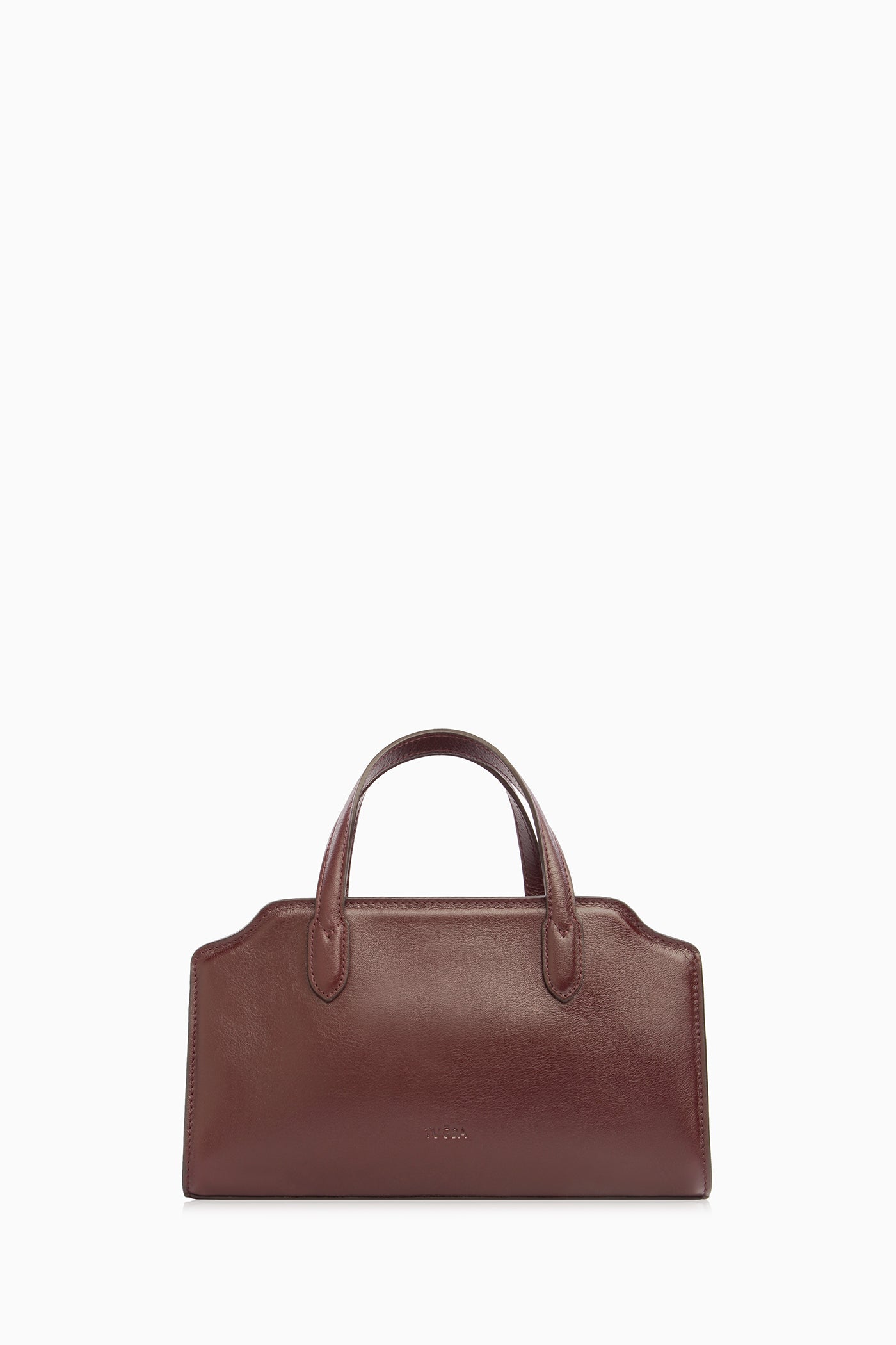 Kısa Kulplu Çanta - Bordo TUGBA