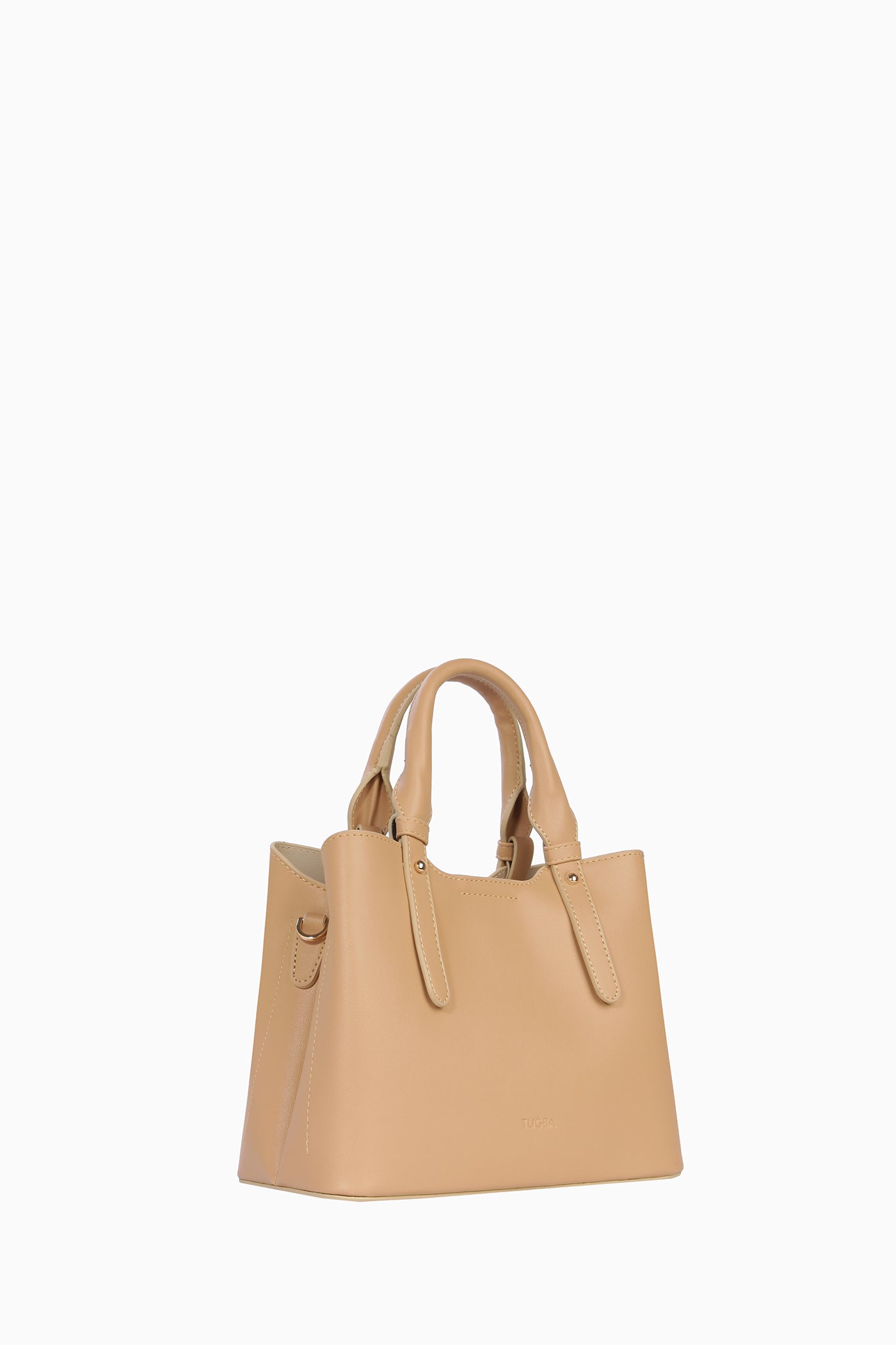 Askısı Desenli Kol Çantası - Camel TUGBA