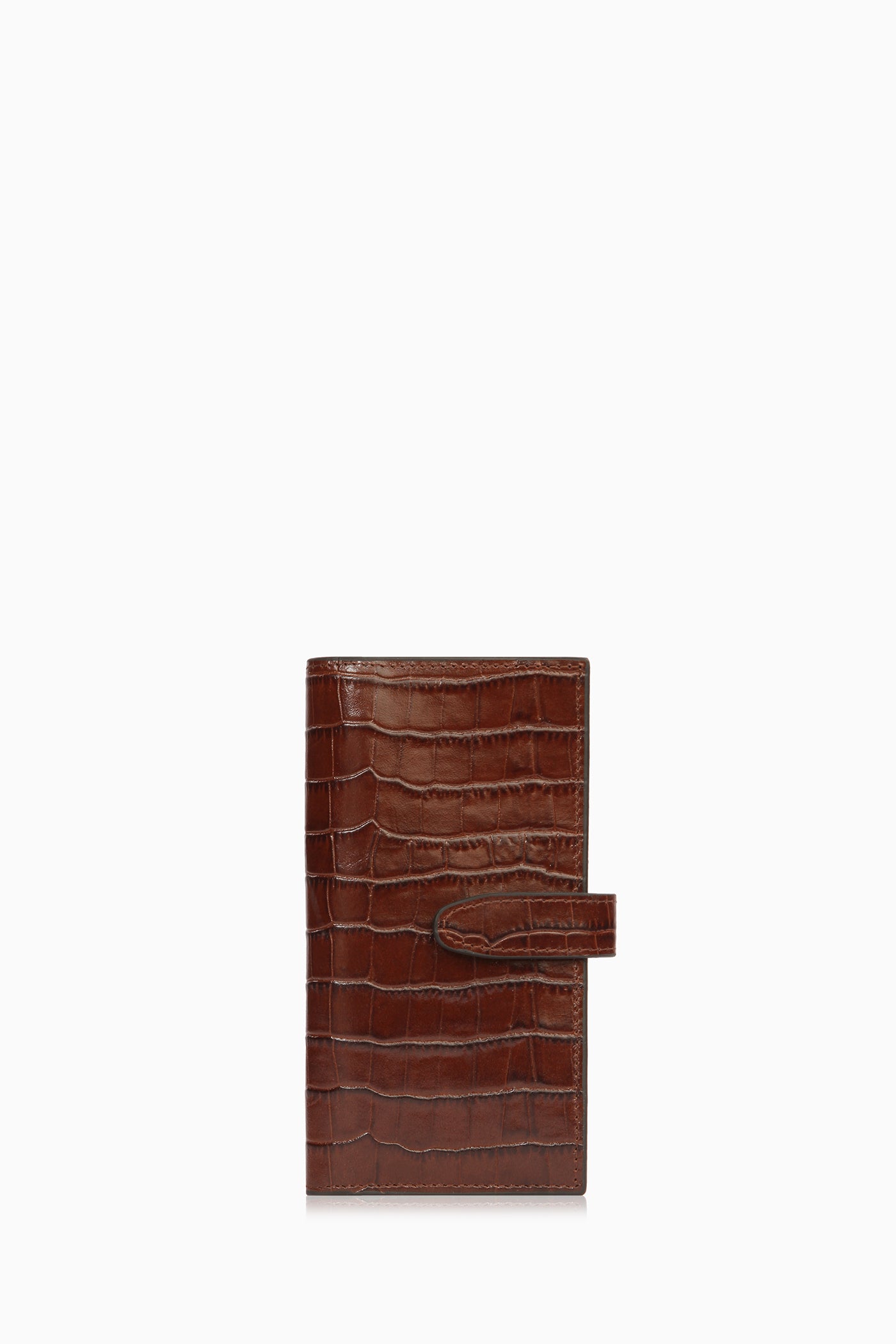 Deri Krokodil Cüzdan - Acı Kahve TUGBA