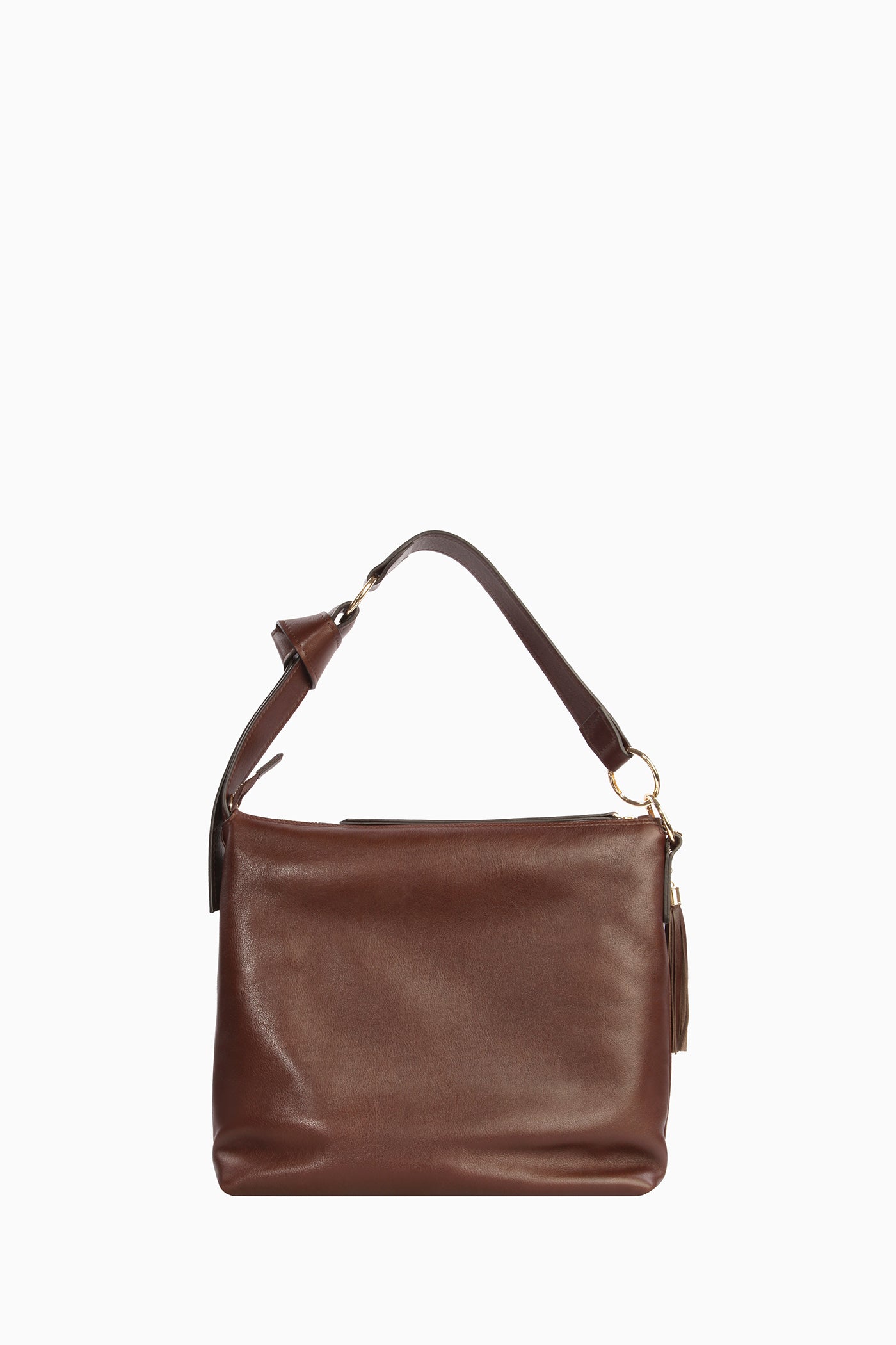 Aksesuar Detaylı Çanta - Kahve TUGBA