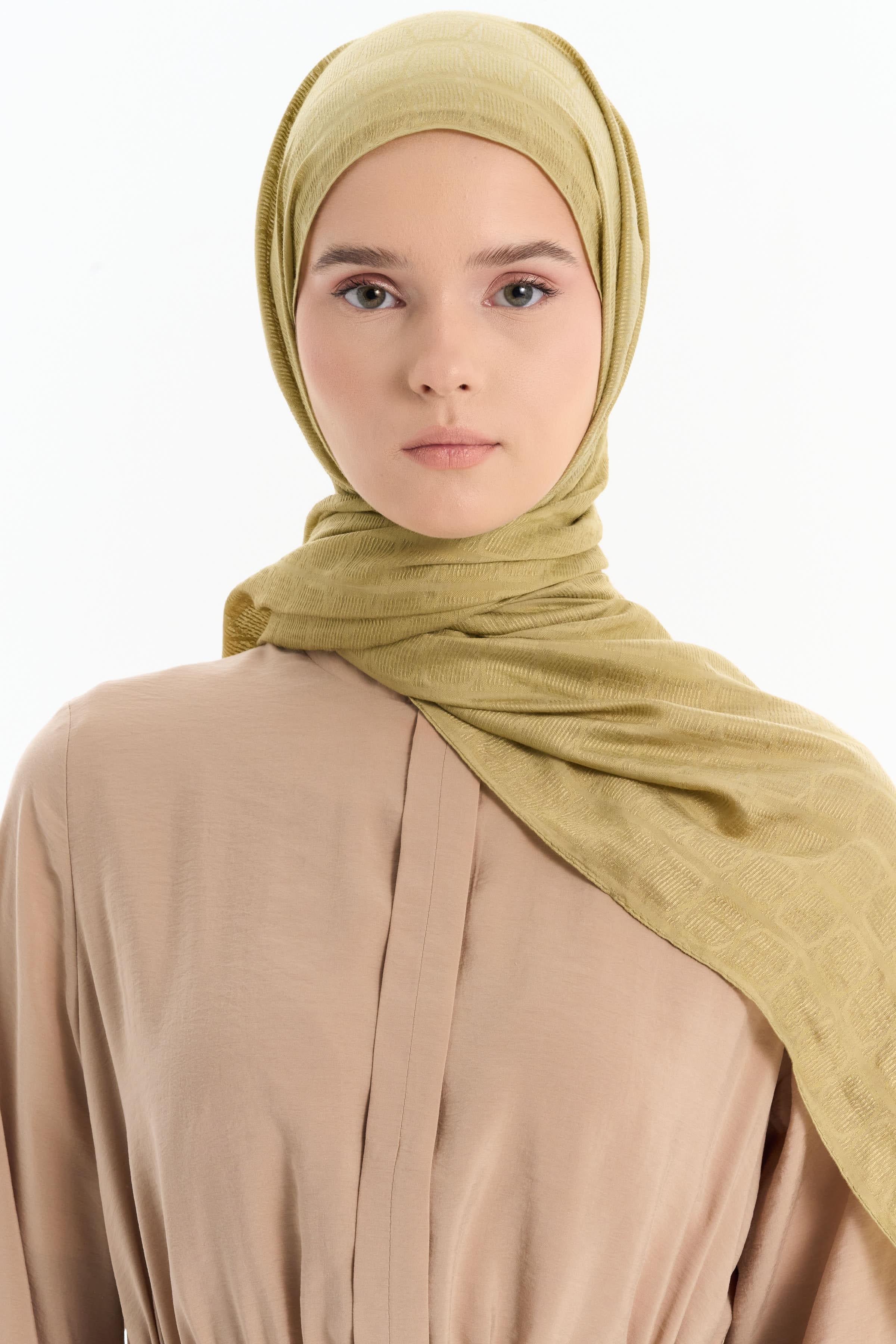 Altıgen Desen Viskon Şal - Asit TUGBA