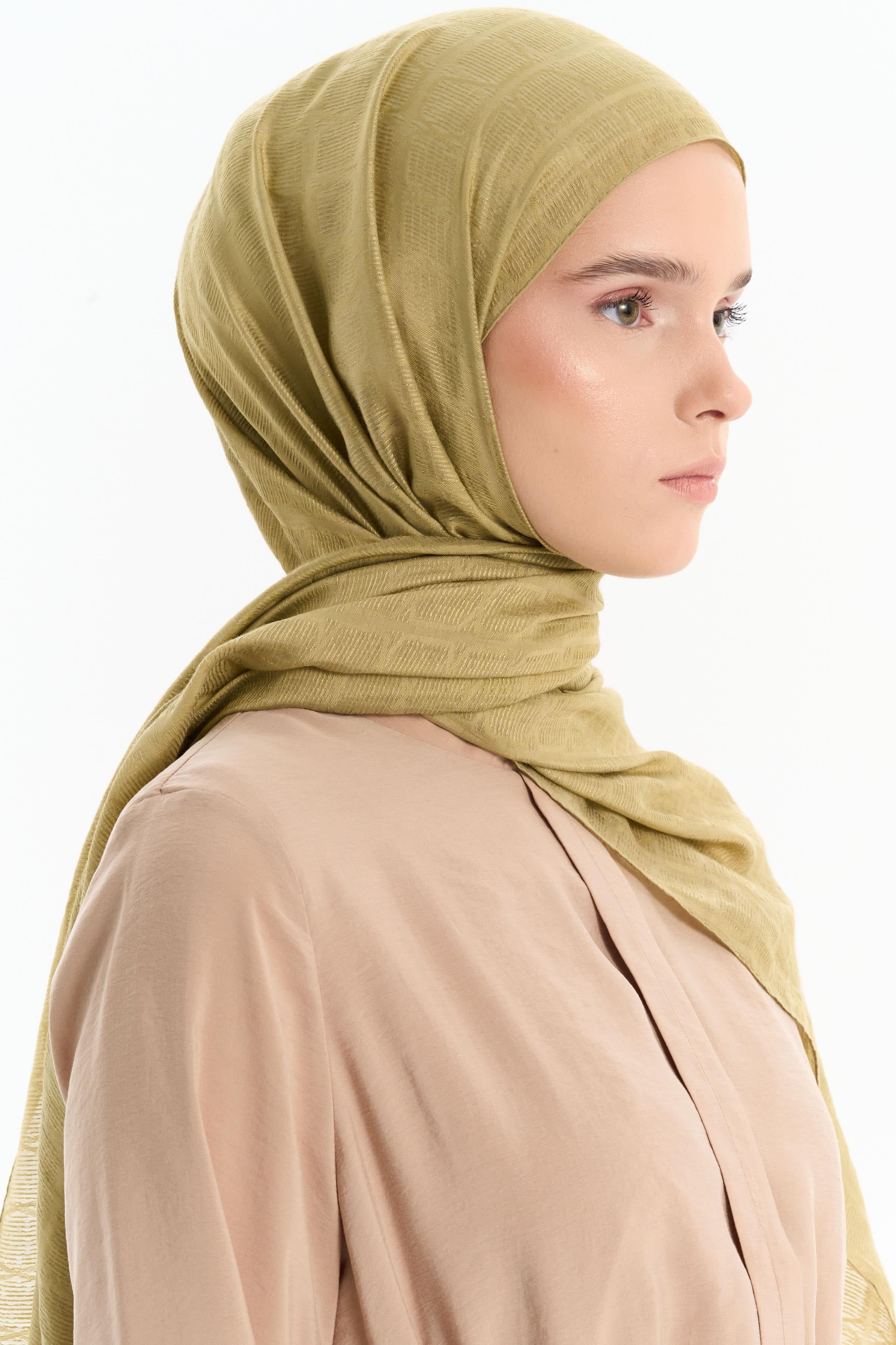 Altıgen Desen Viskon Şal - Asit TUGBA