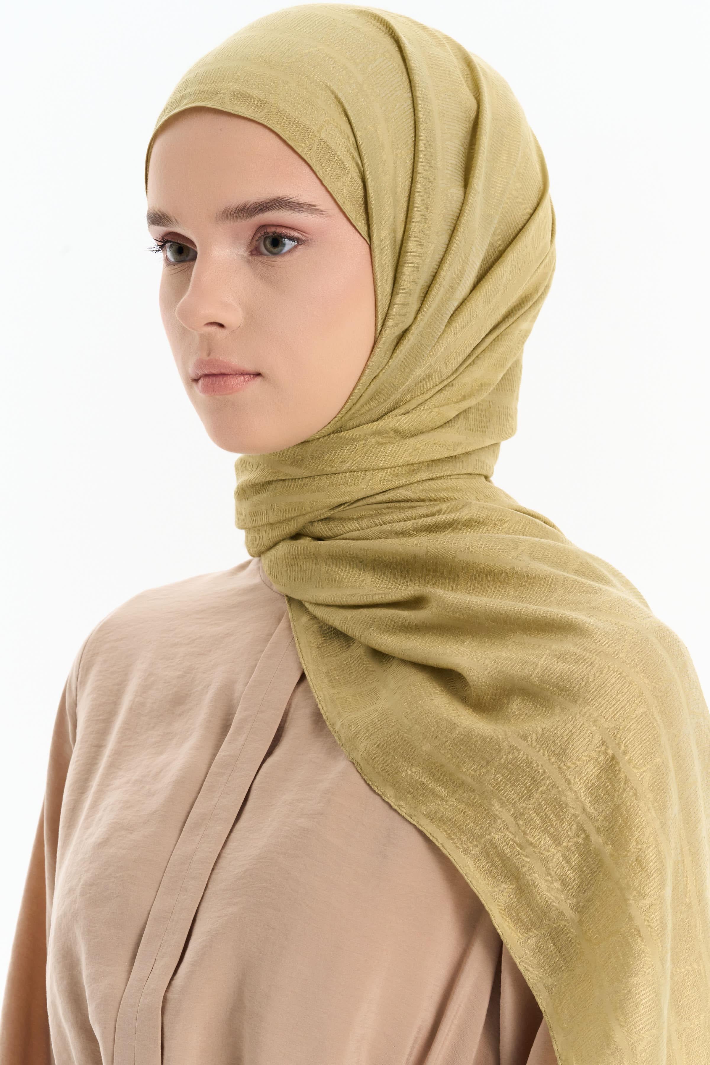 Altıgen Desen Viskon Şal - Asit TUGBA