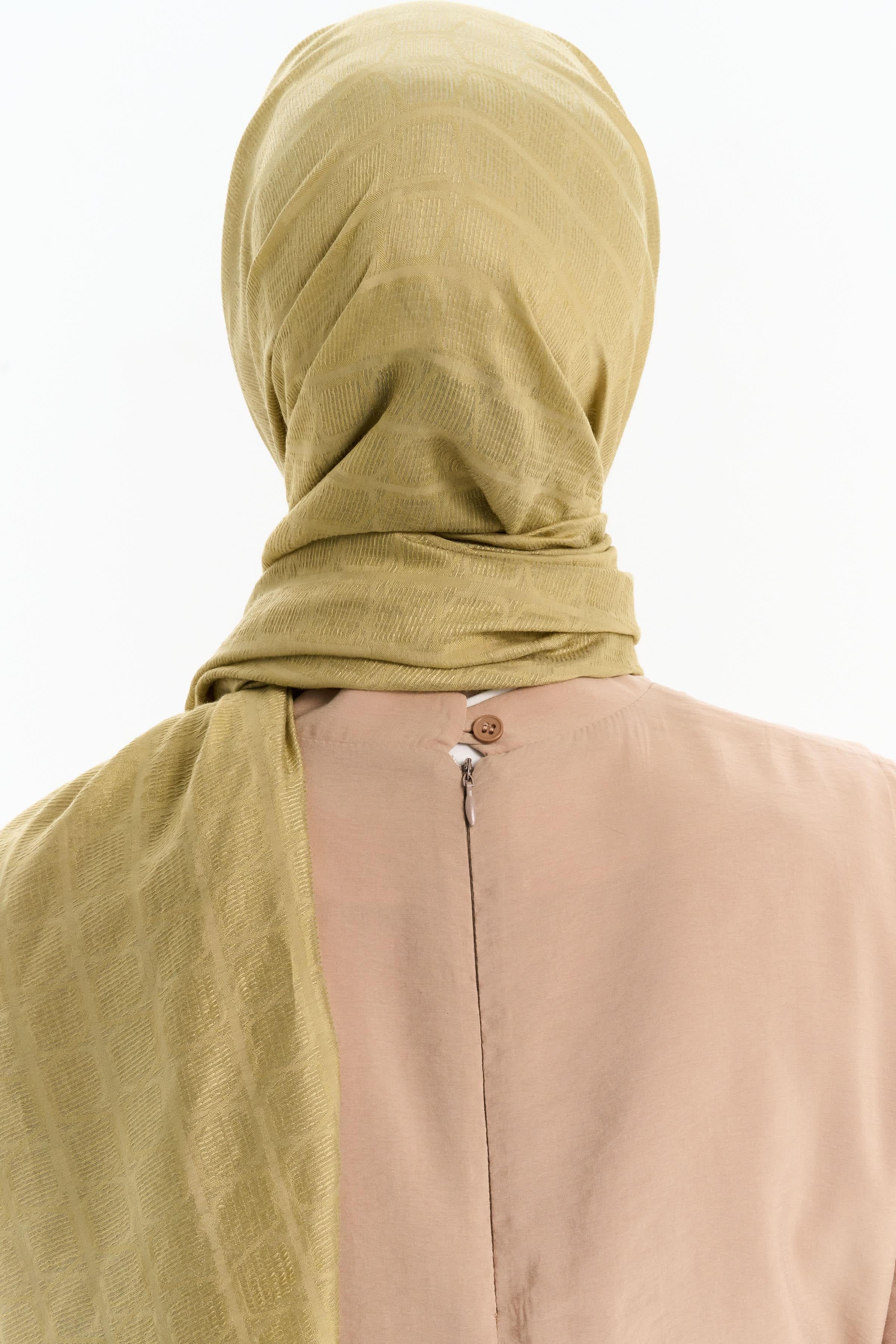 Altıgen Desen Viskon Şal - Asit TUGBA