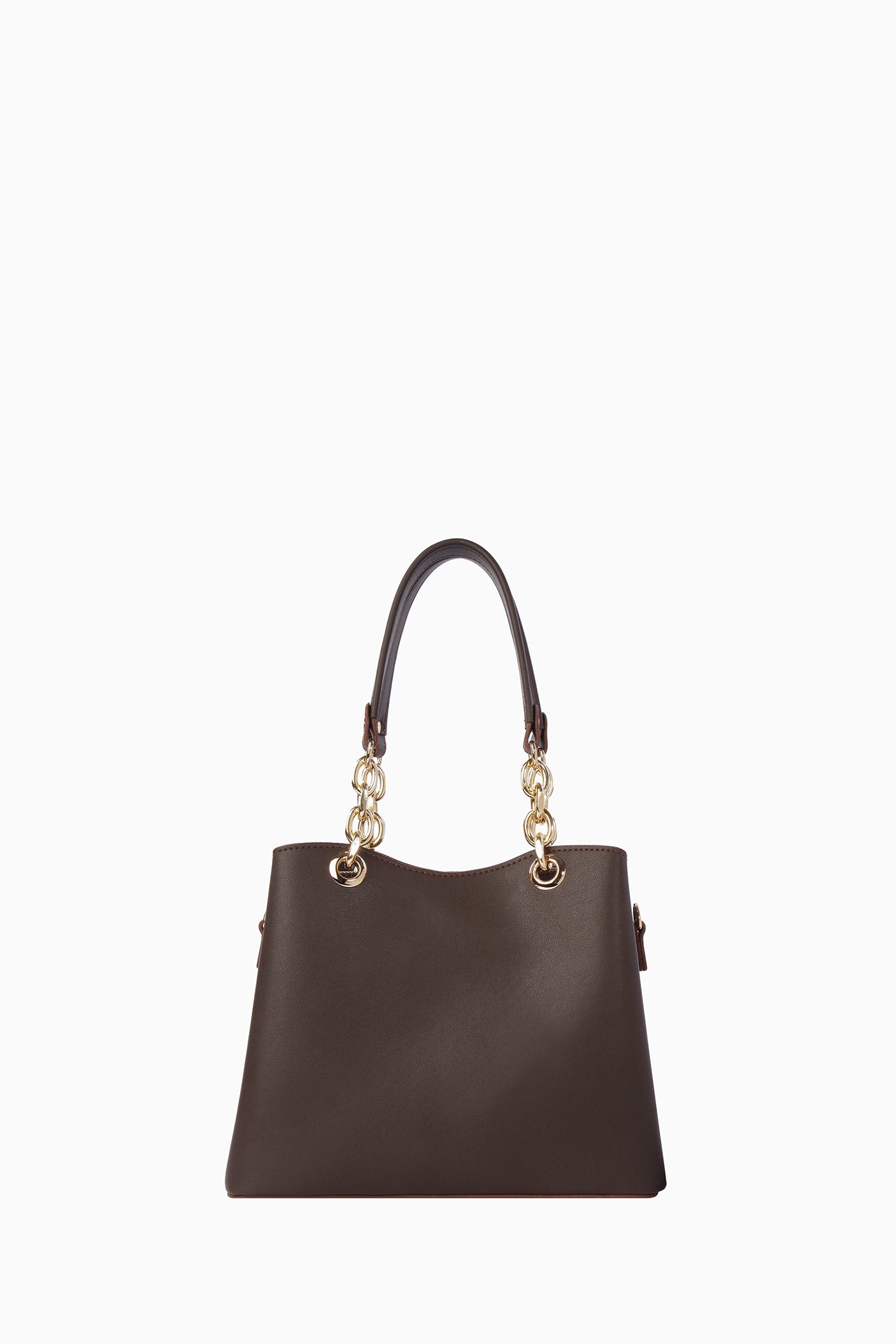 Askısı Zincir Detaylı Çanta - Acı Kahve TUGBA